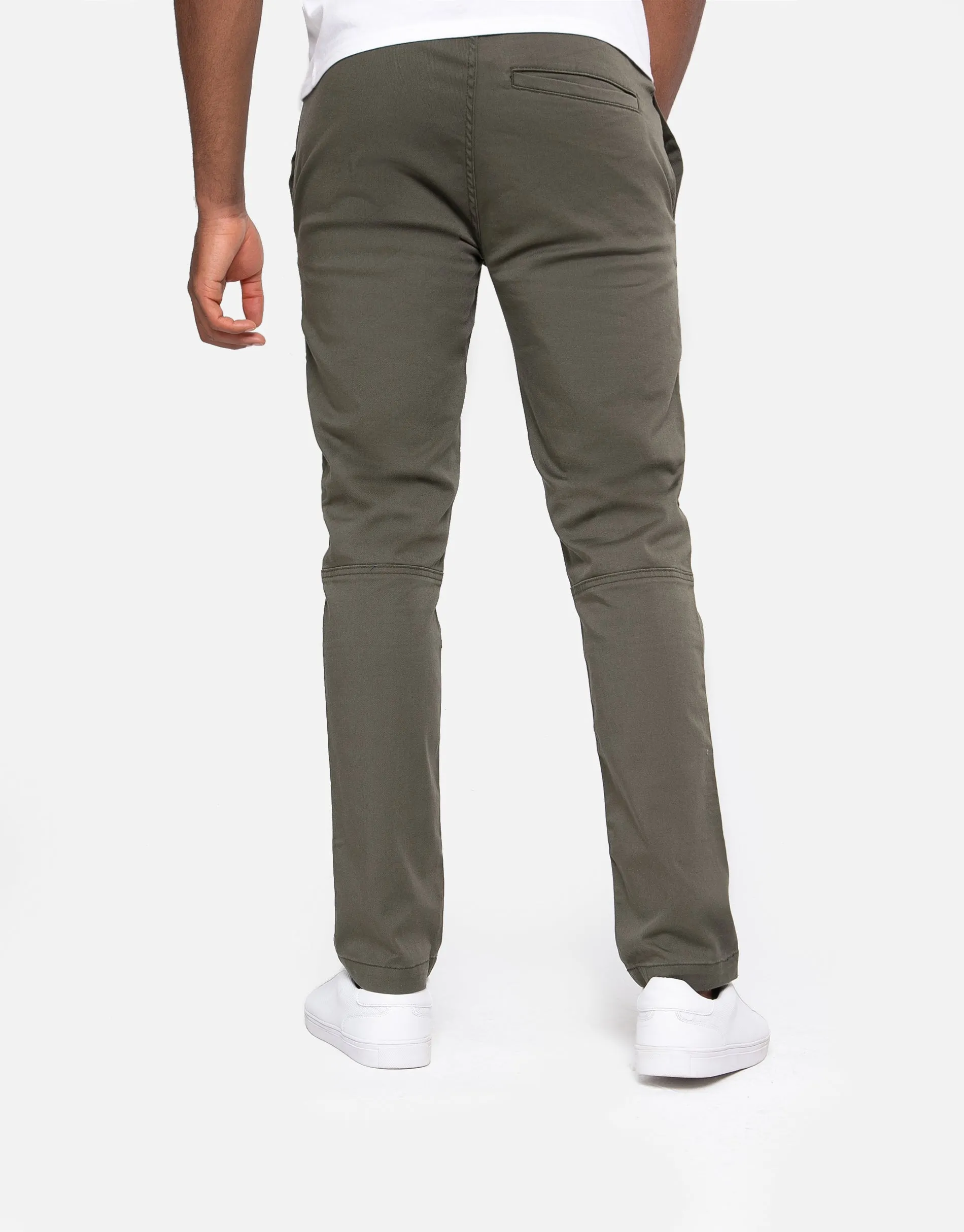 Men's Khaki Casual Trousers sold by Threadbare product image thumbnail 2