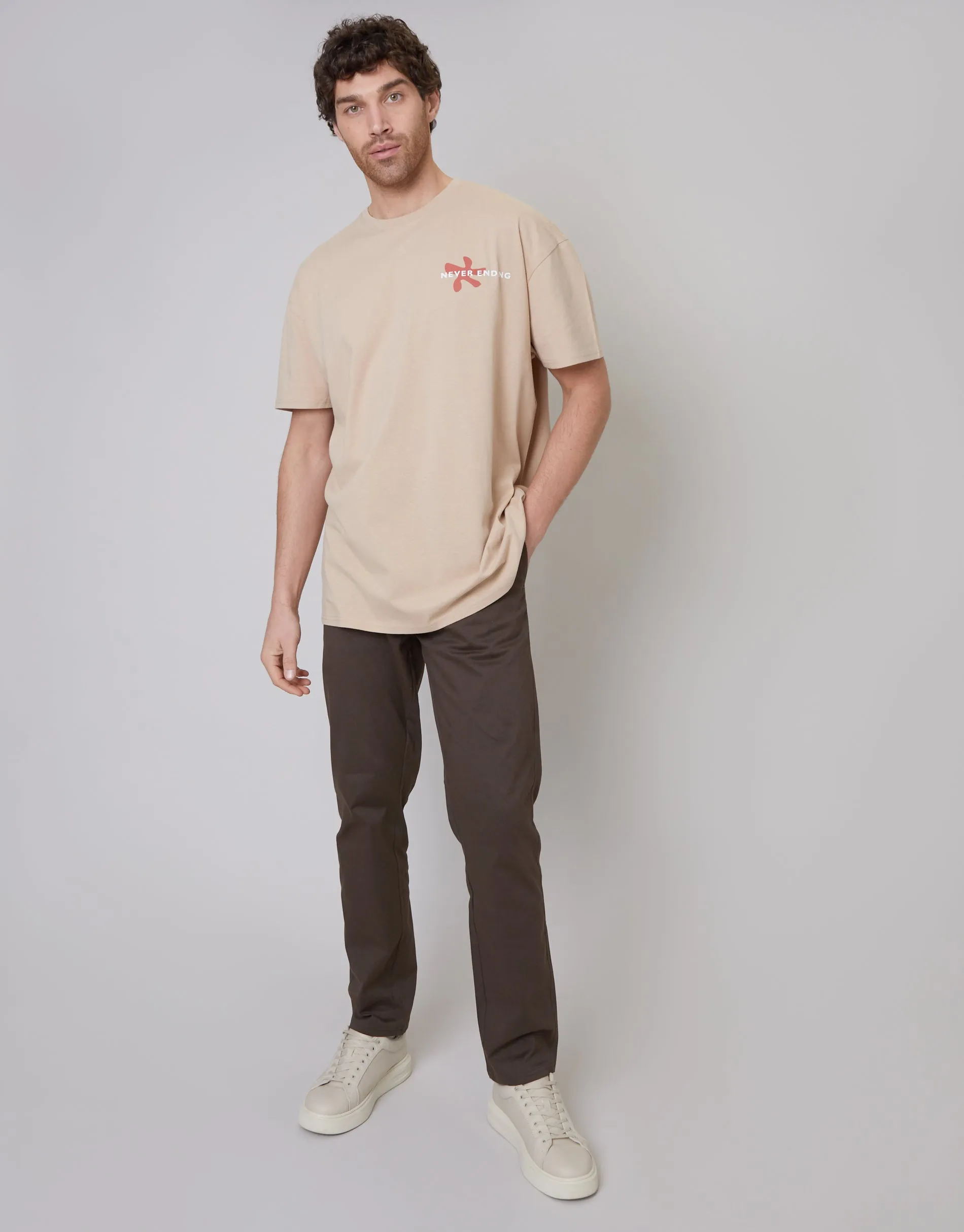 Men's Stone Graphic Print Oversized T-Shirt sold by Threadbare product image thumbnail 4