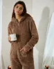 Women's Brown Fluffy Teddy Bear All-In-One sold by Threadbare