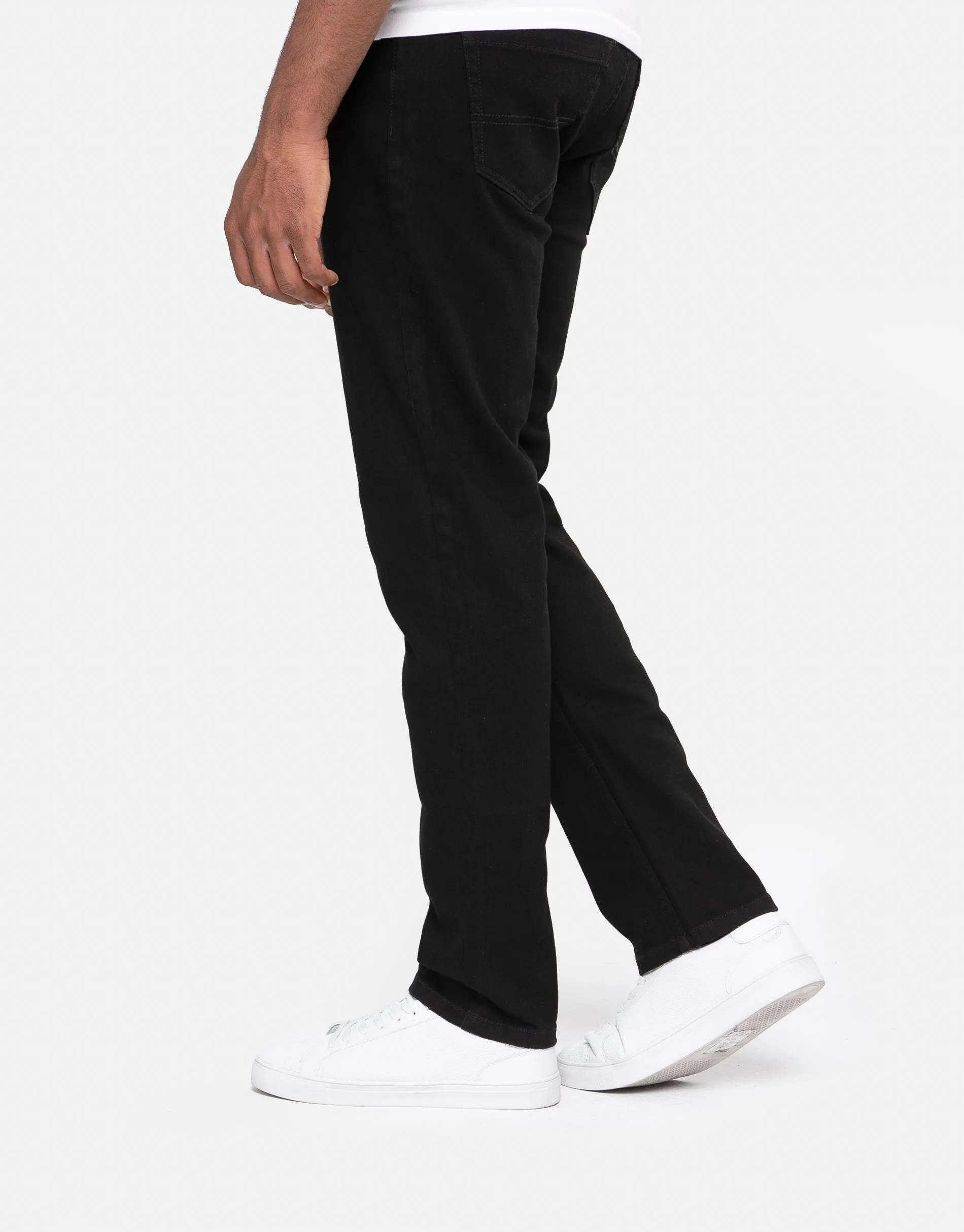 Men's Black Wash Straight Leg Jeans sold by Threadbare product image thumbnail 2