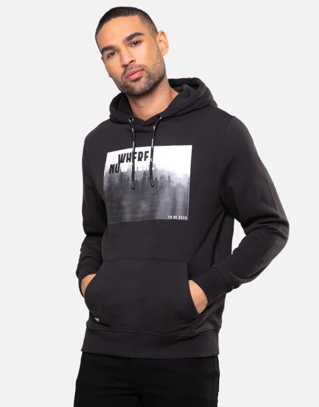 Men's Black Overhead Hoodie sold by Threadbare