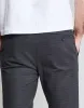 Threadbare Luxe Men's Black Check Stretch Chino Trousers sold by Threadbare