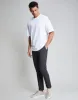 Threadbare Luxe Men's Black Check Stretch Chino Trousers sold by Threadbare