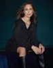 Women's Black Metallic V-Neck Knitted Mini Jumper Dress sold by Threadbare