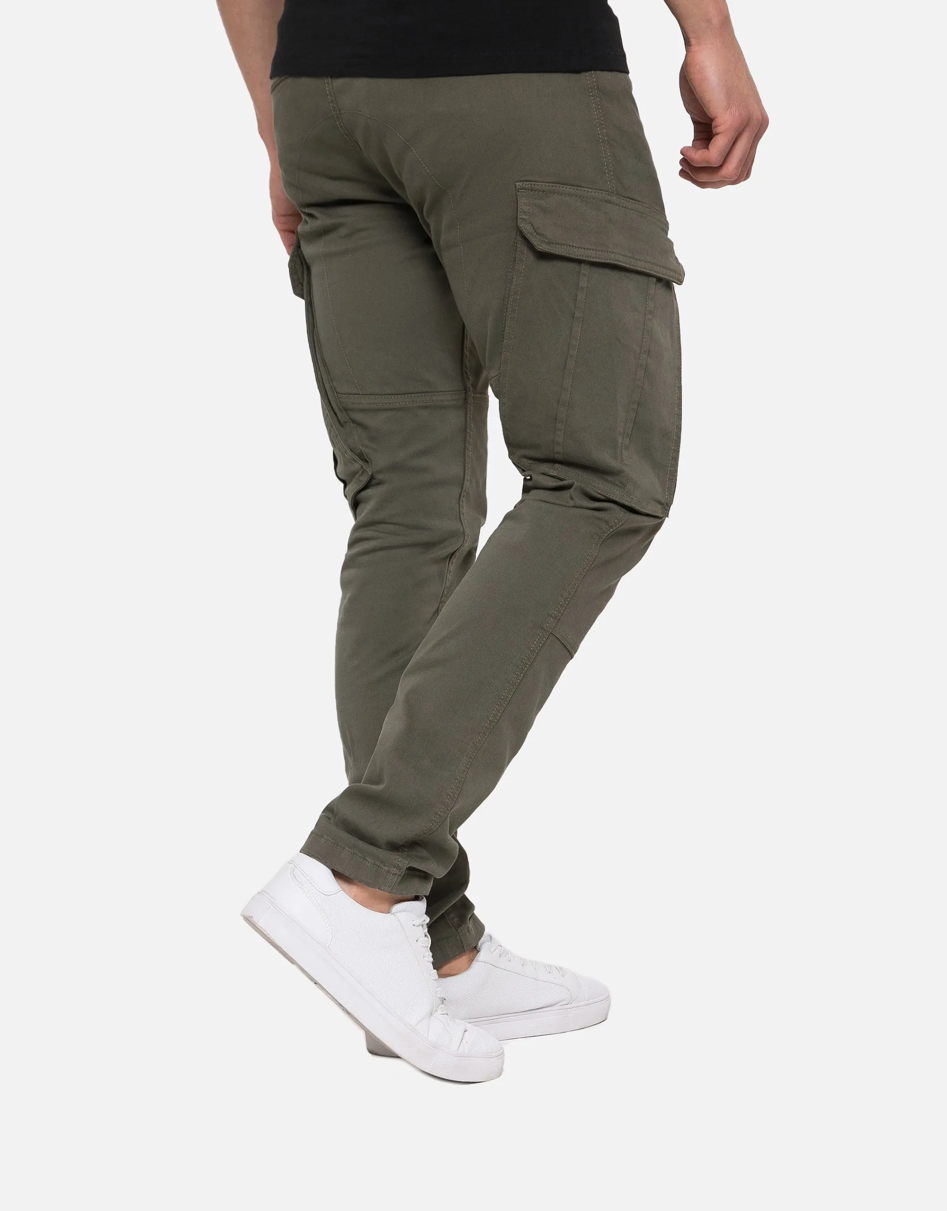 Men's Khaki Cargo Trousers sold by Threadbare product image thumbnail 2