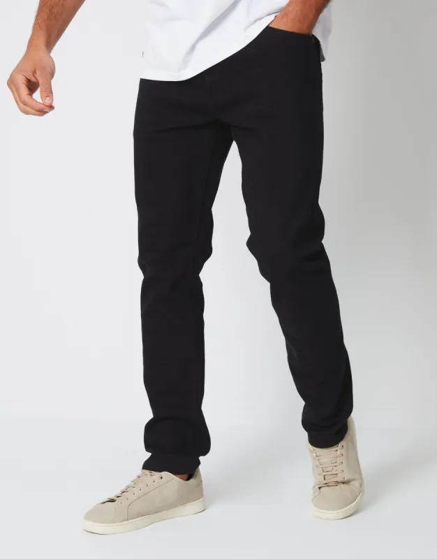 Black Slim Fit Jeans sold by Threadbare
