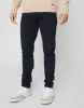 Men's Navy Slim Fit Pull-On Chino Trousers sold by Threadbare