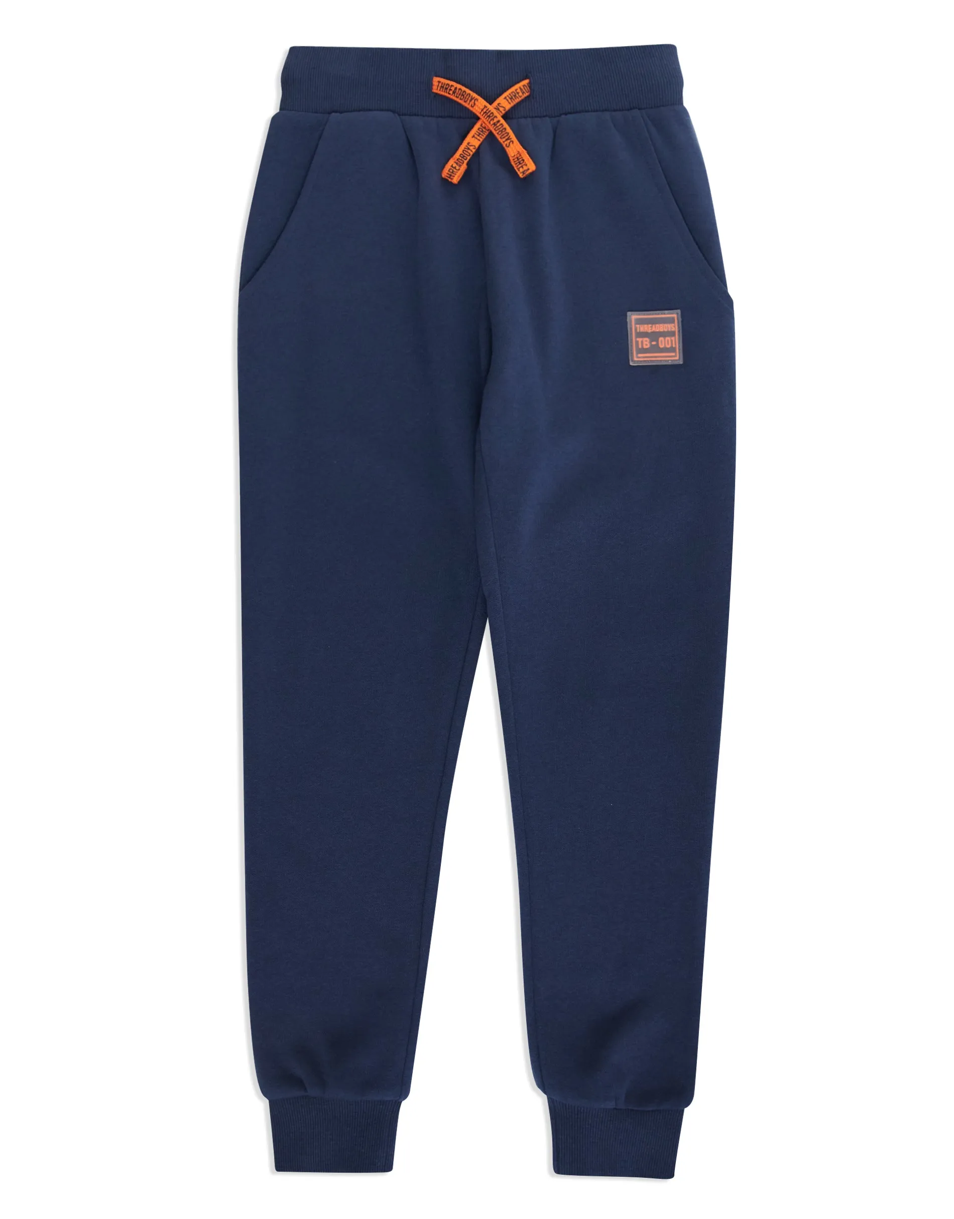 Boys' Navy Hoodie & Jogger Co-ord (2-Piece Set) sold by Threadbare product image thumbnail 4