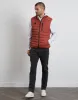 Men's Rust Padded Gilet sold by Threadbare