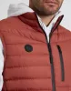 Men's Rust Padded Gilet sold by Threadbare