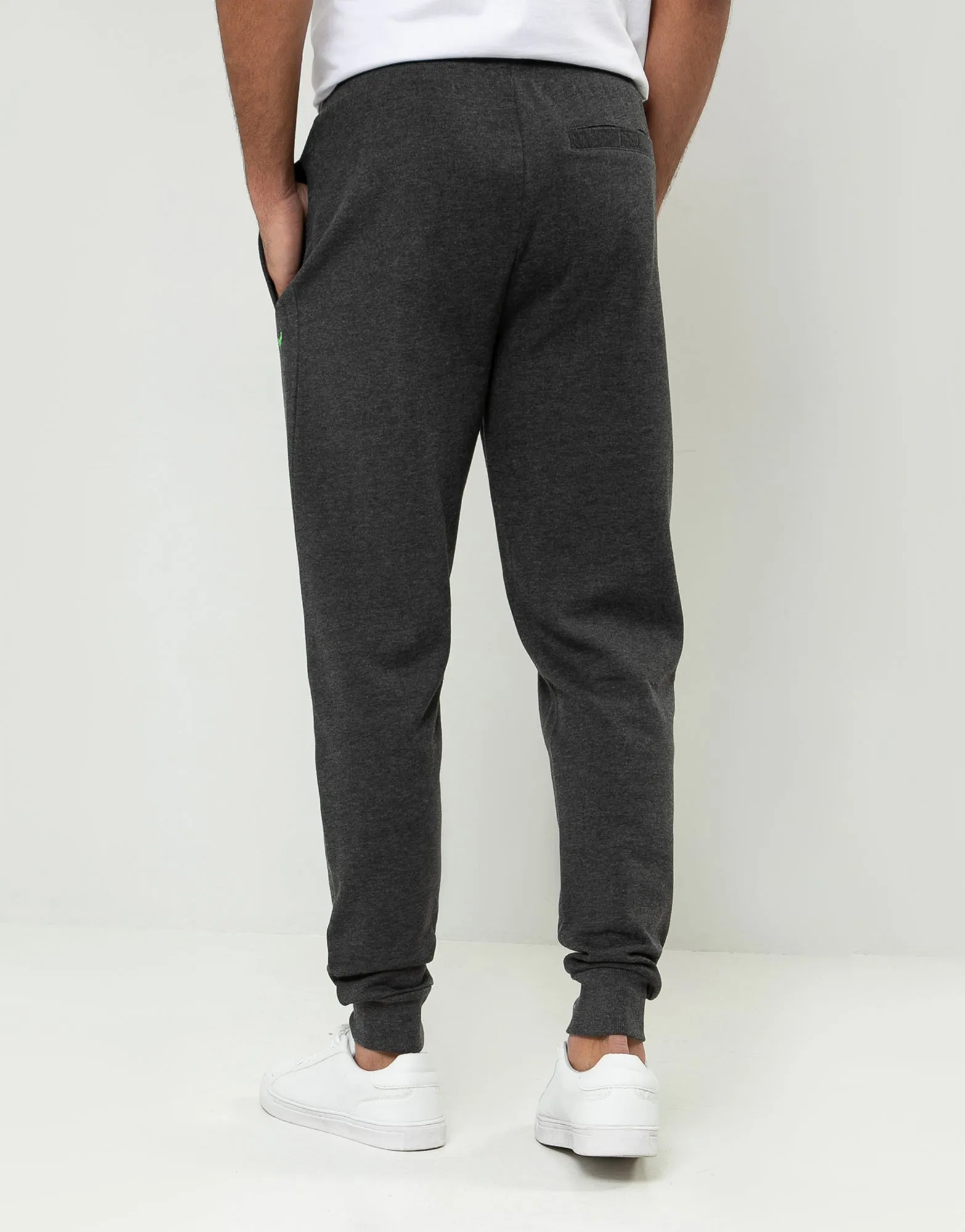 Charcoal Grey Marl Regular Fit Joggers sold by Threadbare product image thumbnail 2