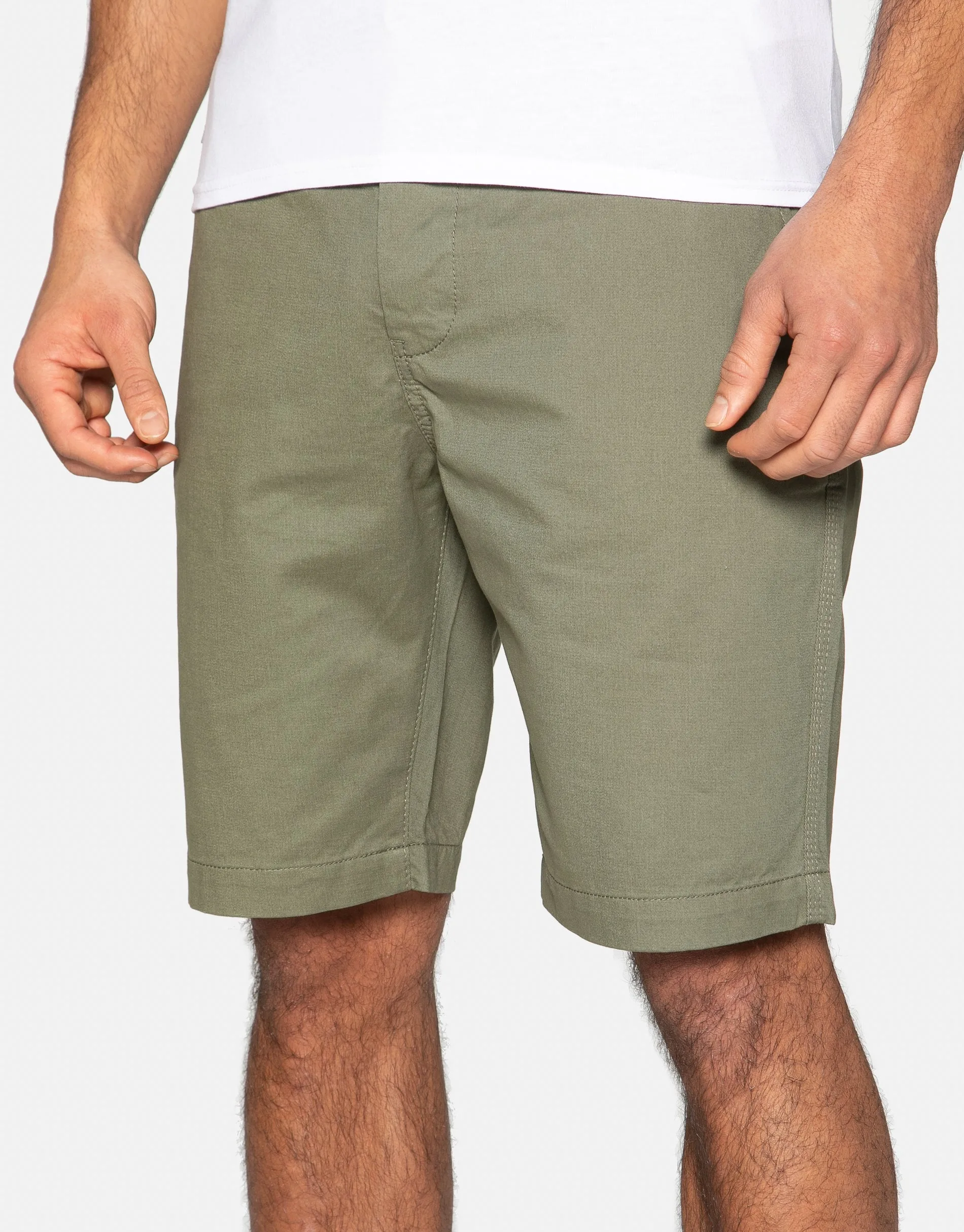 Men's Khaki Cotton Chino Shorts sold by Threadbare product image thumbnail 4
