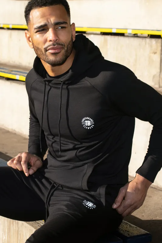 Men's Black Sports Hoodie sold by Threadbare