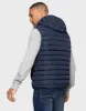 Men's Navy Quilted Gilet sold by Threadbare
