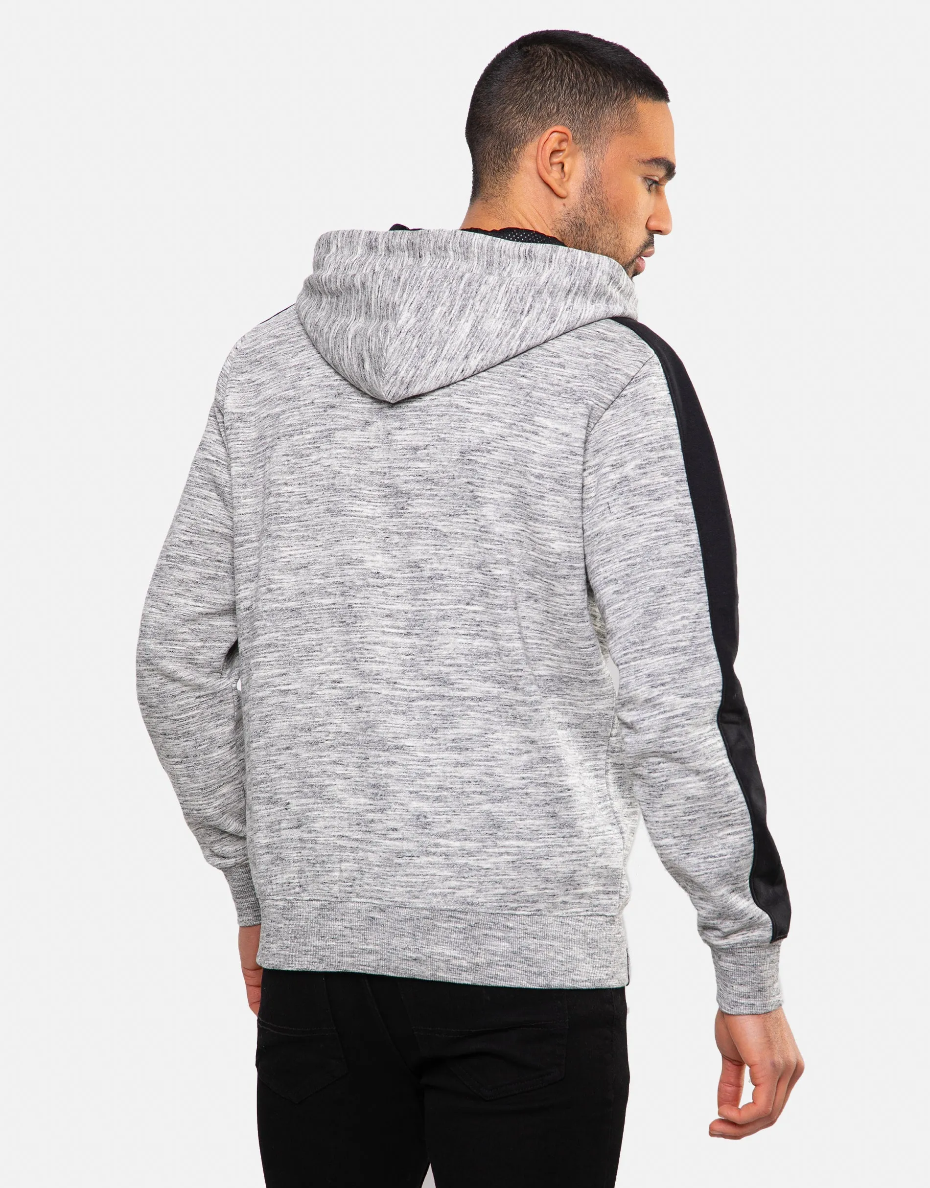 Men's Grey Zip-Through Hoodie sold by Threadbare product image thumbnail 2
