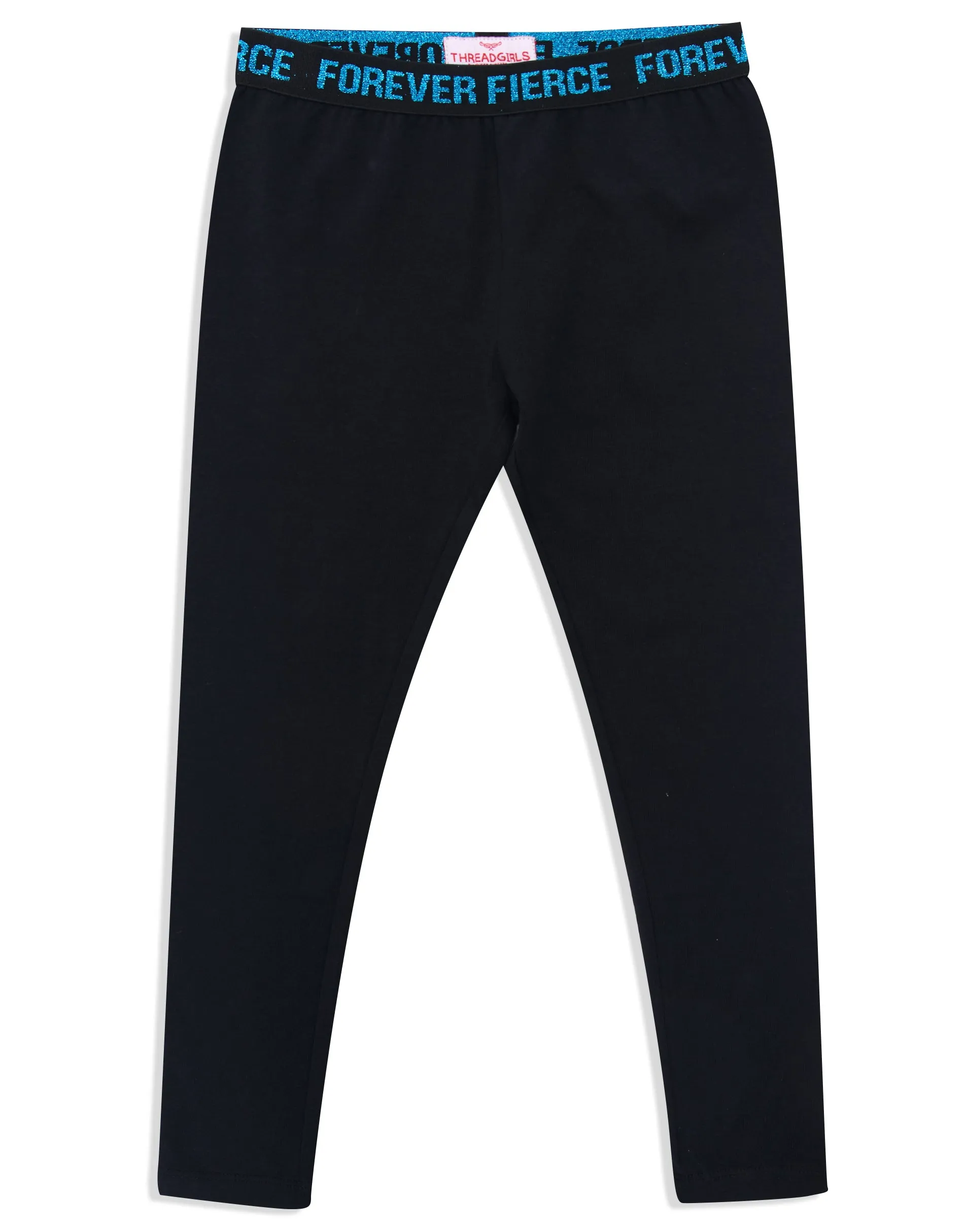 Girls' Black Leggings (5 Pack) sold by Threadbare product image thumbnail 3