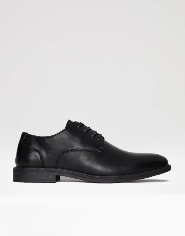 Men's Black Smart Derby Shoes sold by Threadbare