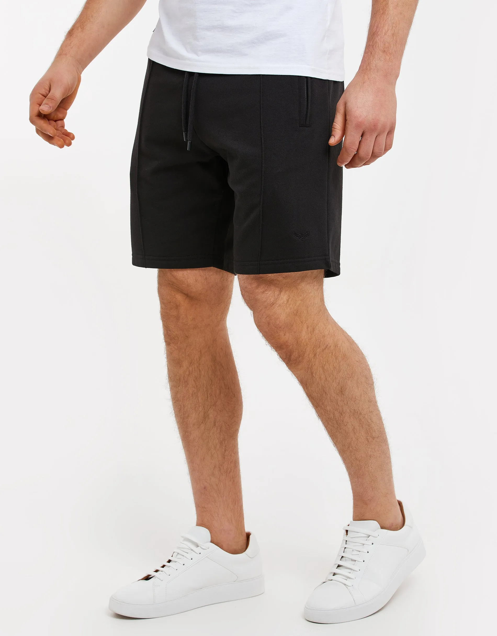 Men's Black Fleece Sweat Shorts sold by Threadbare