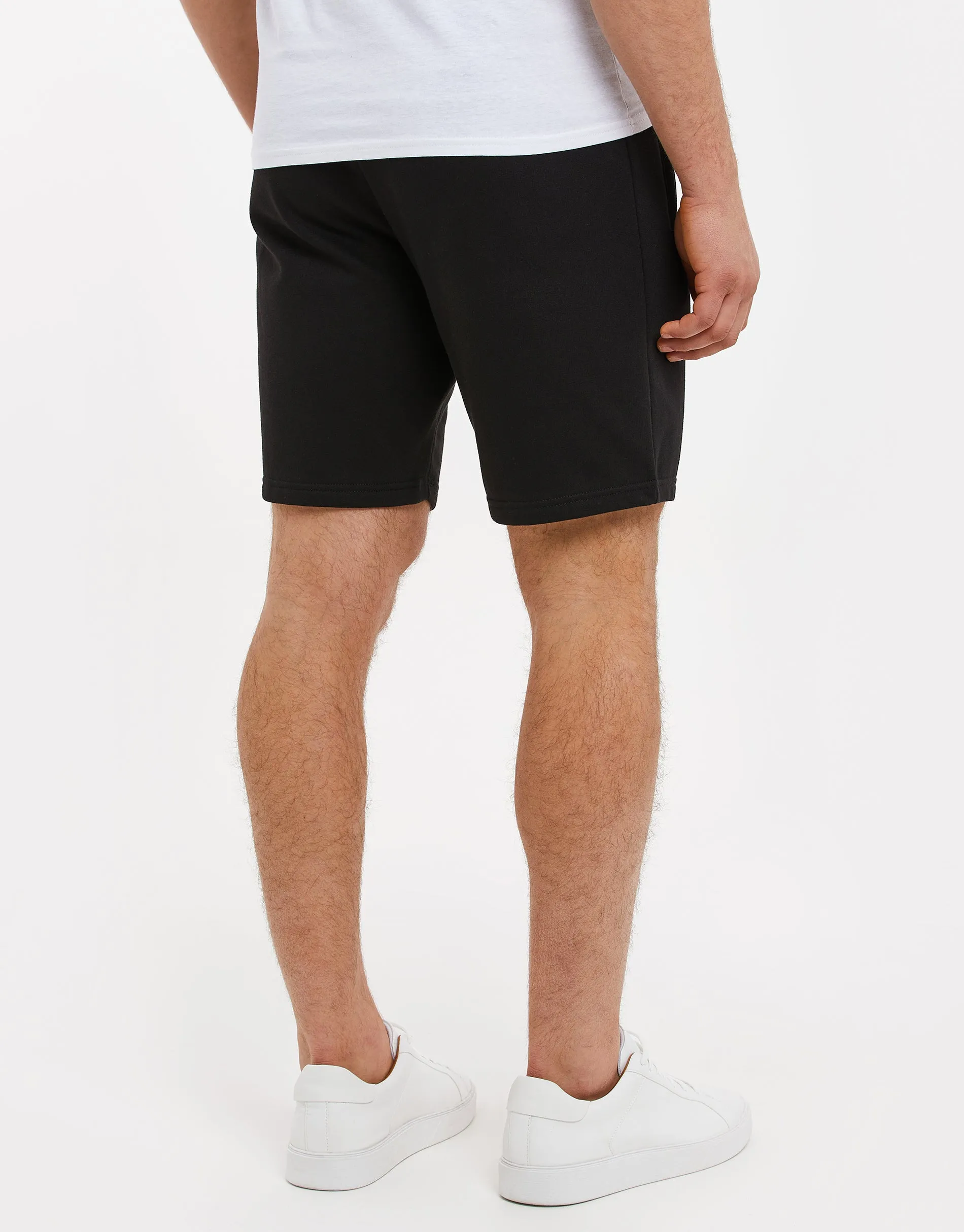 Men's Black Fleece Sweat Shorts sold by Threadbare product image thumbnail 2