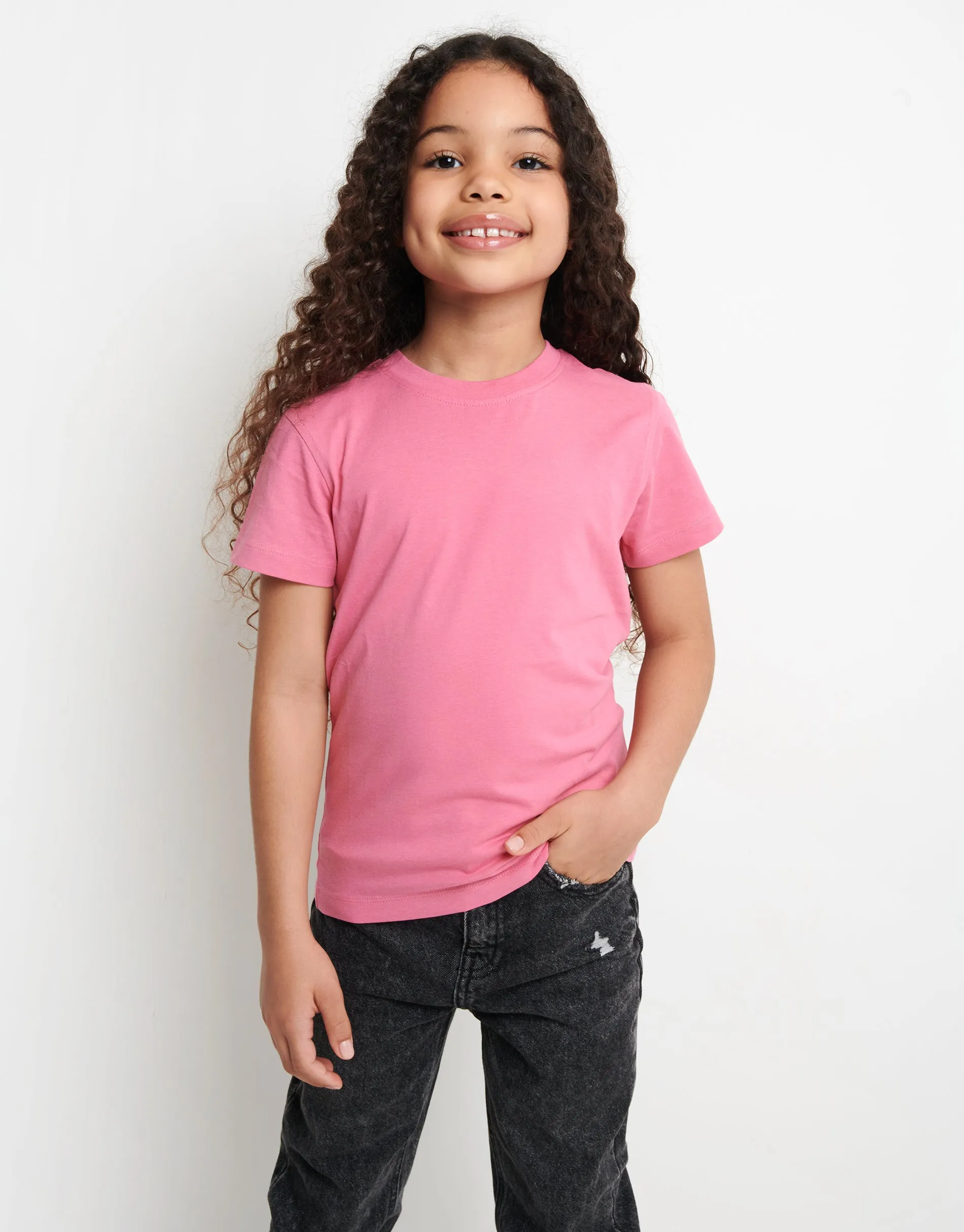 Girls' Crew Neck T-Shirts (7 Pack) sold by Threadbare product image thumbnail 5
