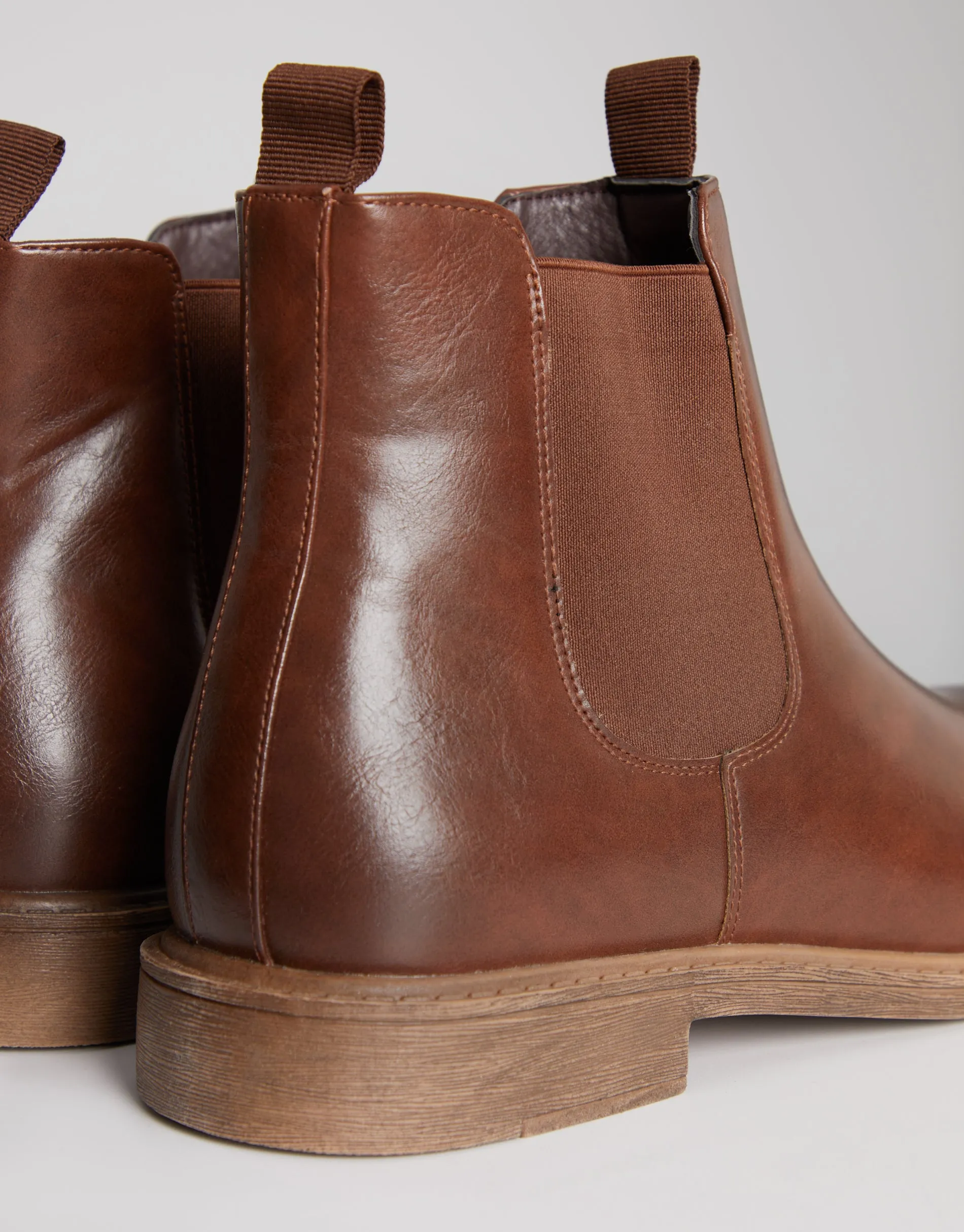 Men's Brown Classic Chelsea Boots sold by Threadbare product image thumbnail 4