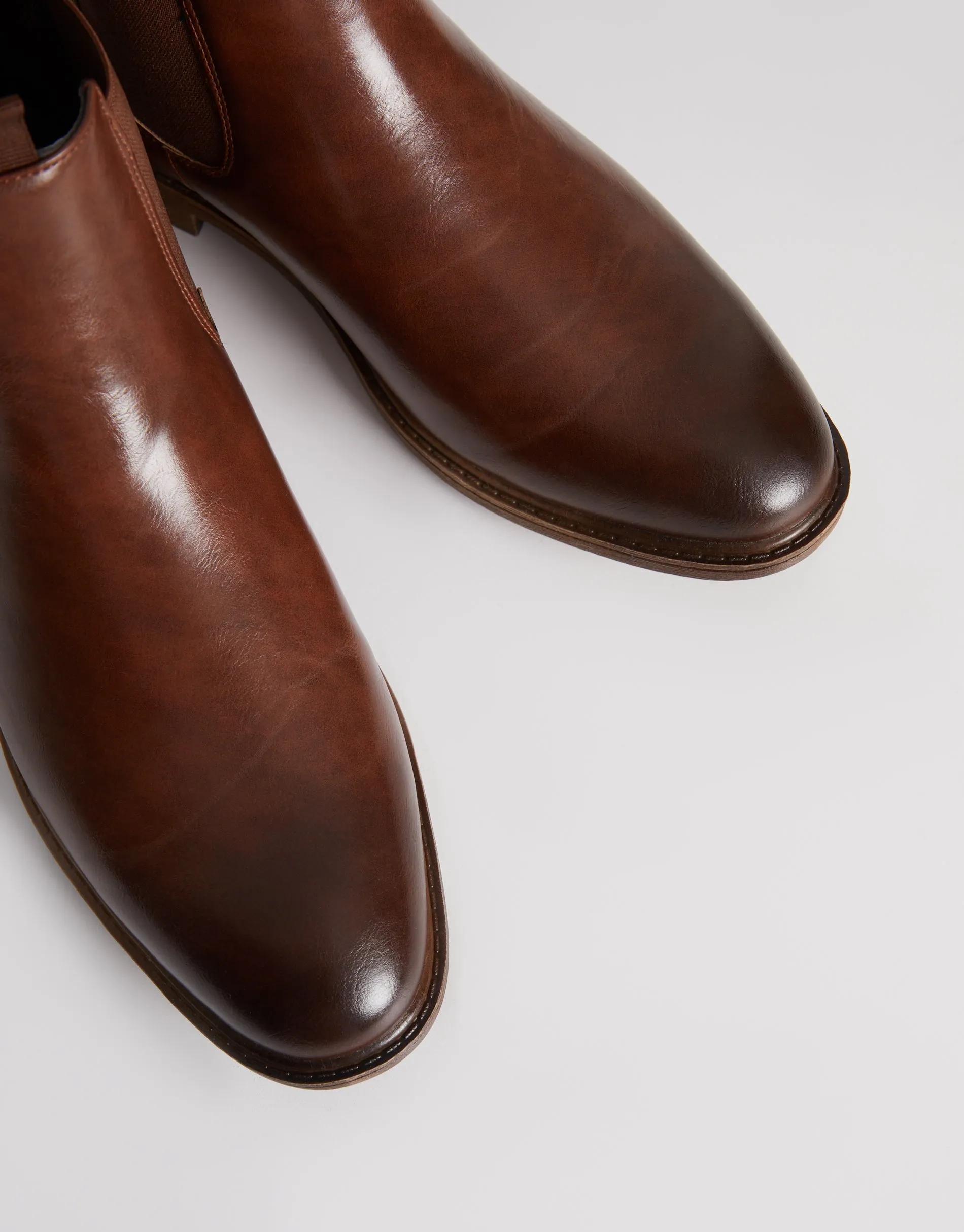 Men's Brown Classic Chelsea Boots sold by Threadbare product image thumbnail 3