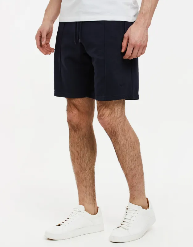 Men's Navy Fleece Sweat Shorts sold by Threadbare