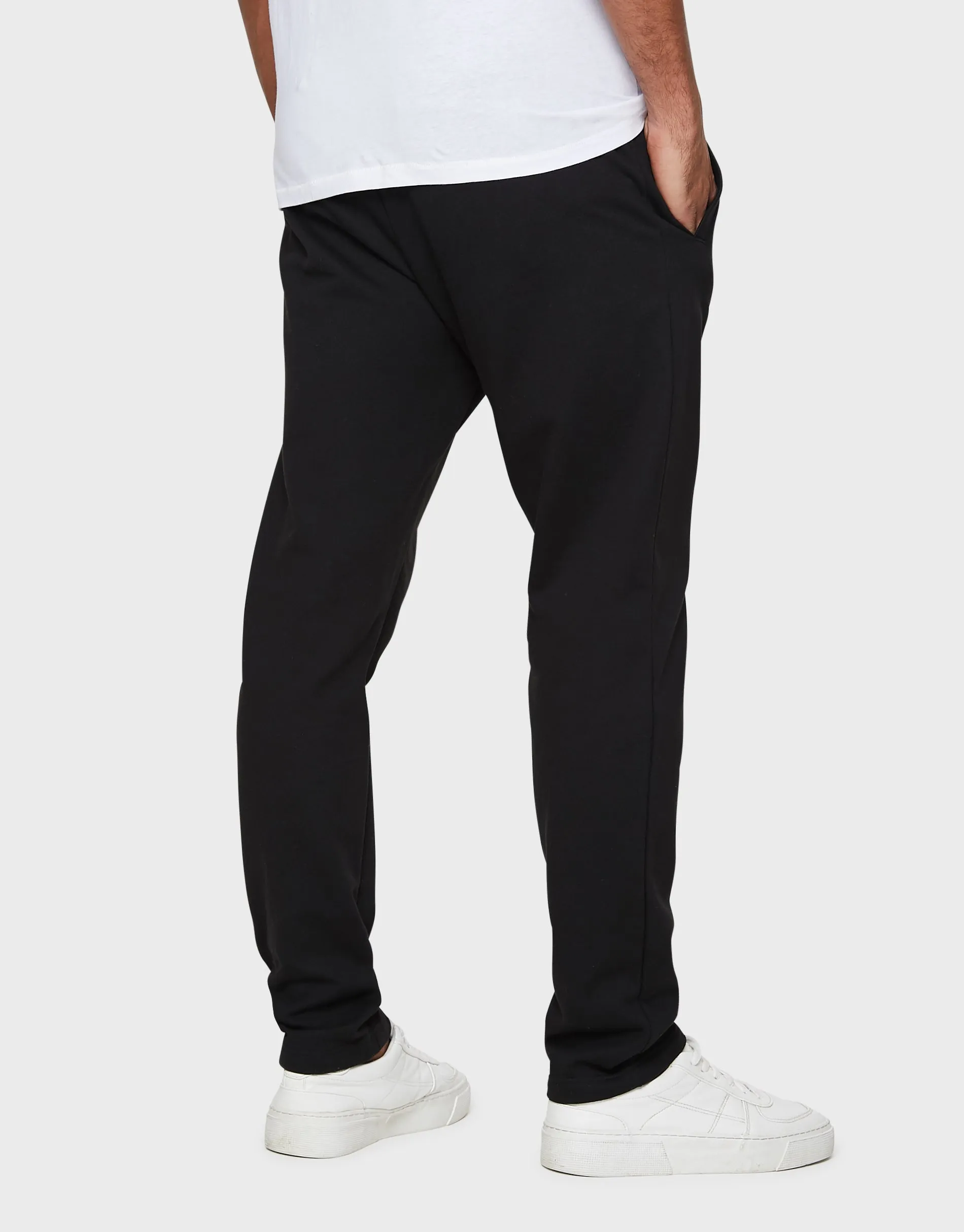 Black Straight Leg Joggers sold by Threadbare product image thumbnail 2