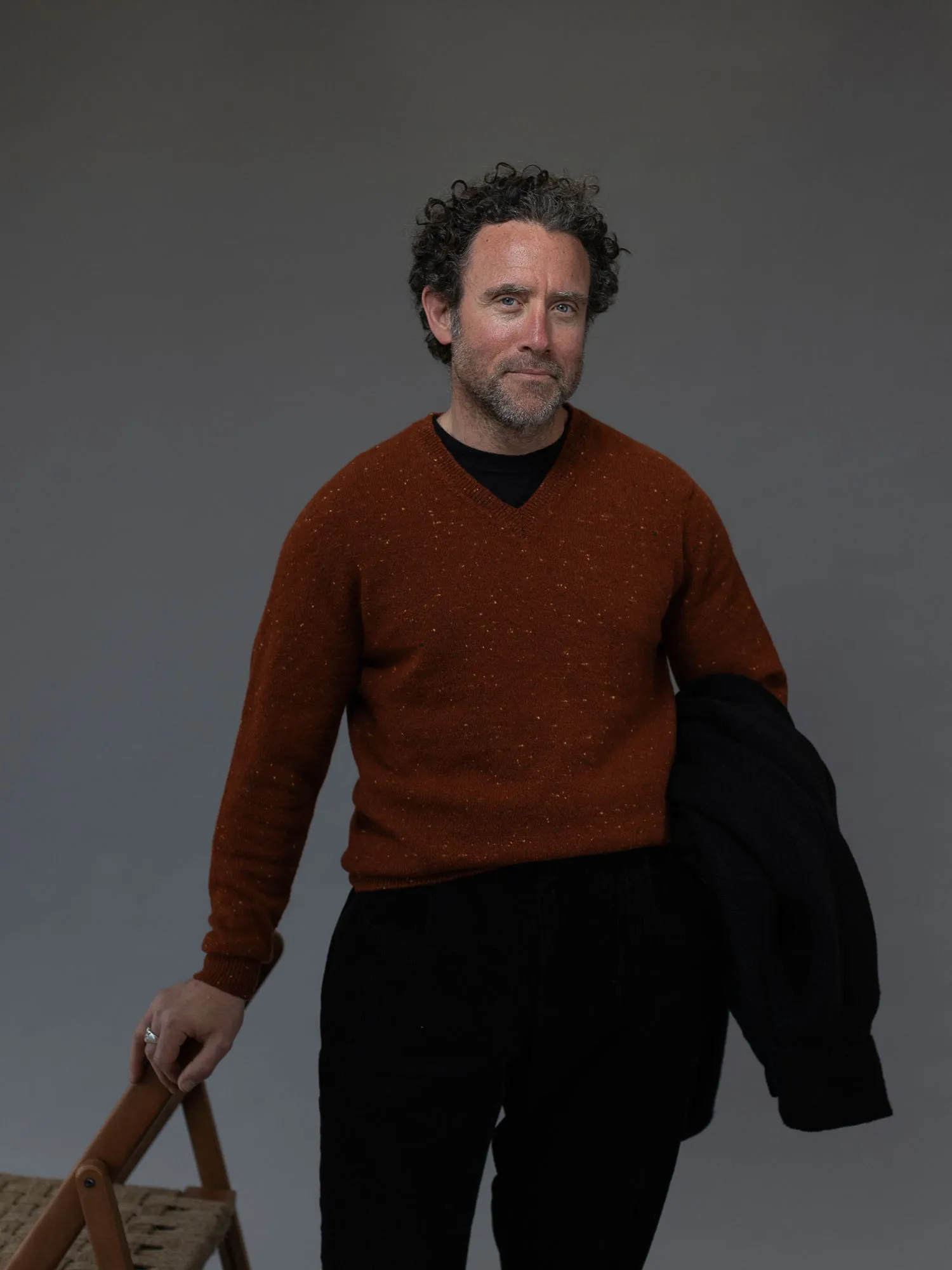 Cashmere Light V Neck sold by Inis Meain product image thumbnail 2