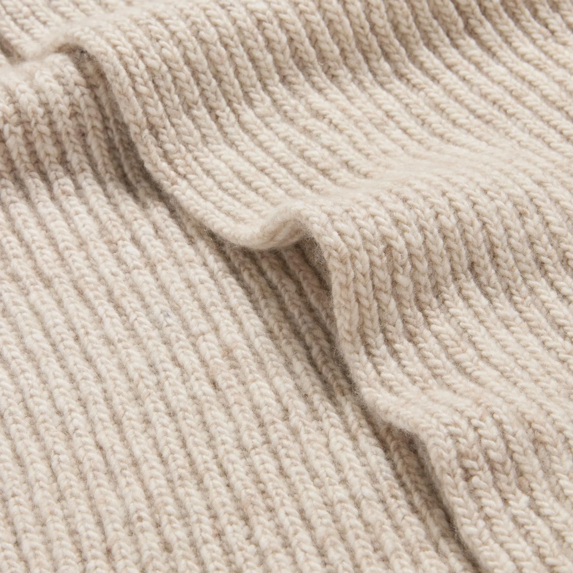 100% Cashmere Rib Scarf sold by Inis Meain product image thumbnail 4