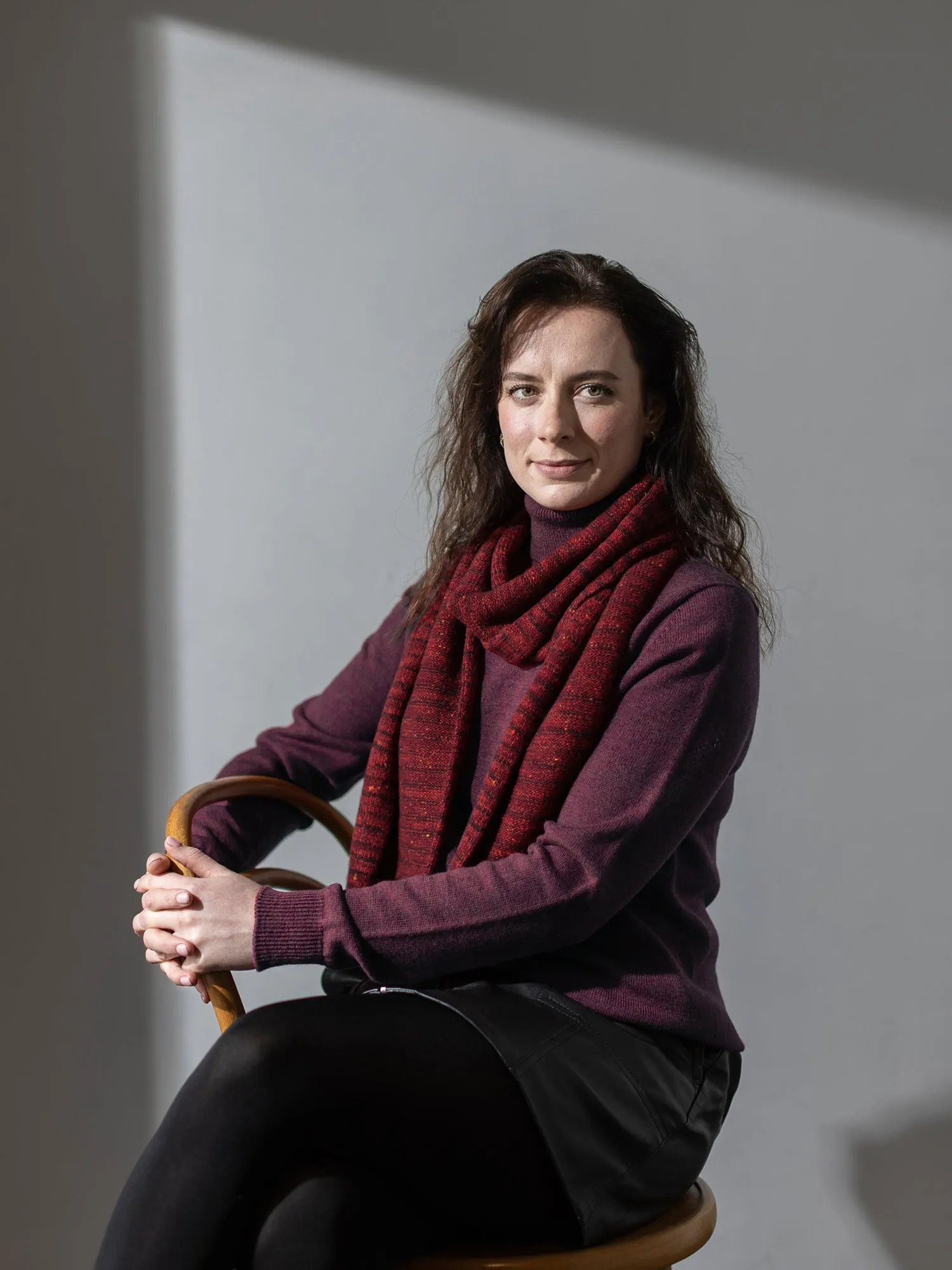 Cashmere Varied Stripe Scarf sold by Inis Meain product image thumbnail 5