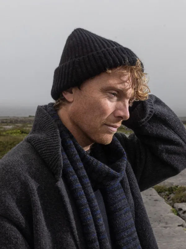 Cashmere Varied Stripe Scarf sold by Inis Meain