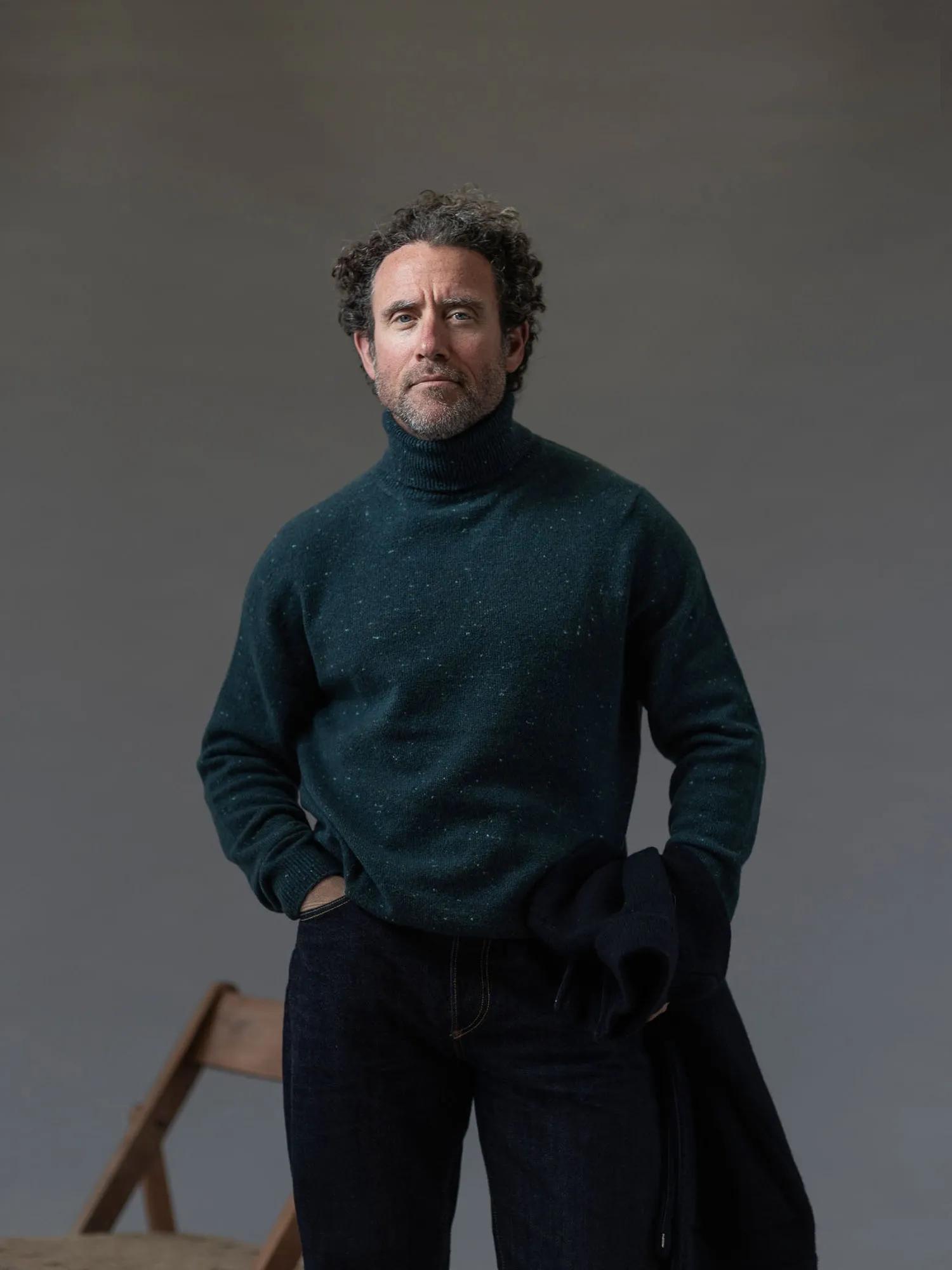 Cashmere Light Turtle Neck sold by Inis Meain product image thumbnail 2