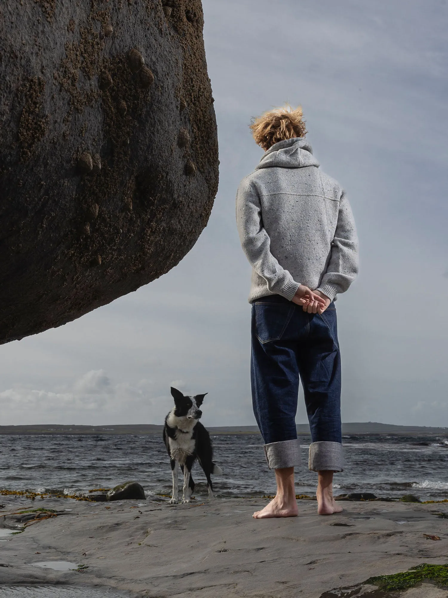 Cashmere Lifeline Hoodie sold by Inis Meain product image thumbnail 3