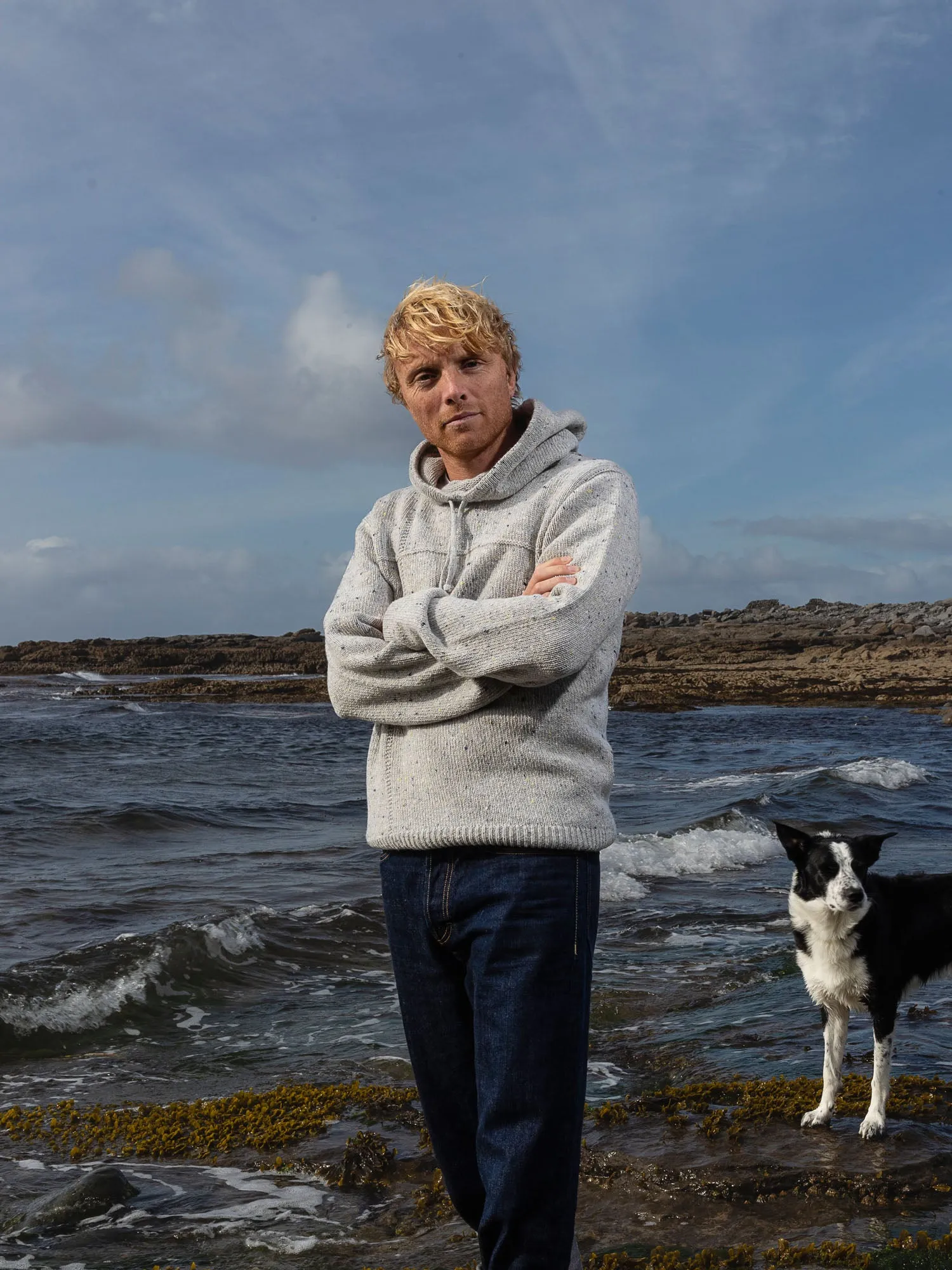 Cashmere Lifeline Hoodie sold by Inis Meain product image thumbnail 2