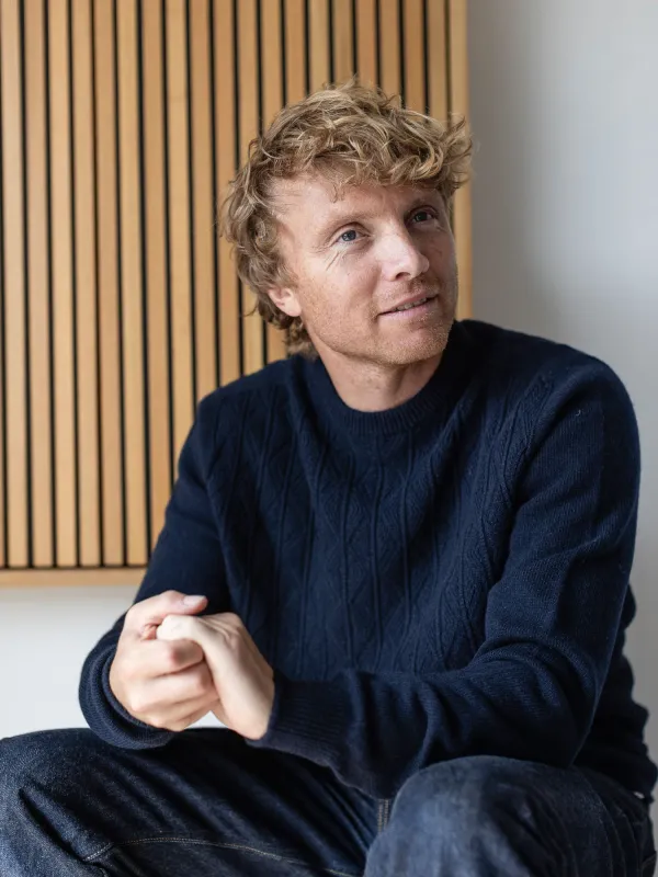 Cashmere Light Aran Sweater sold by Inis Meain