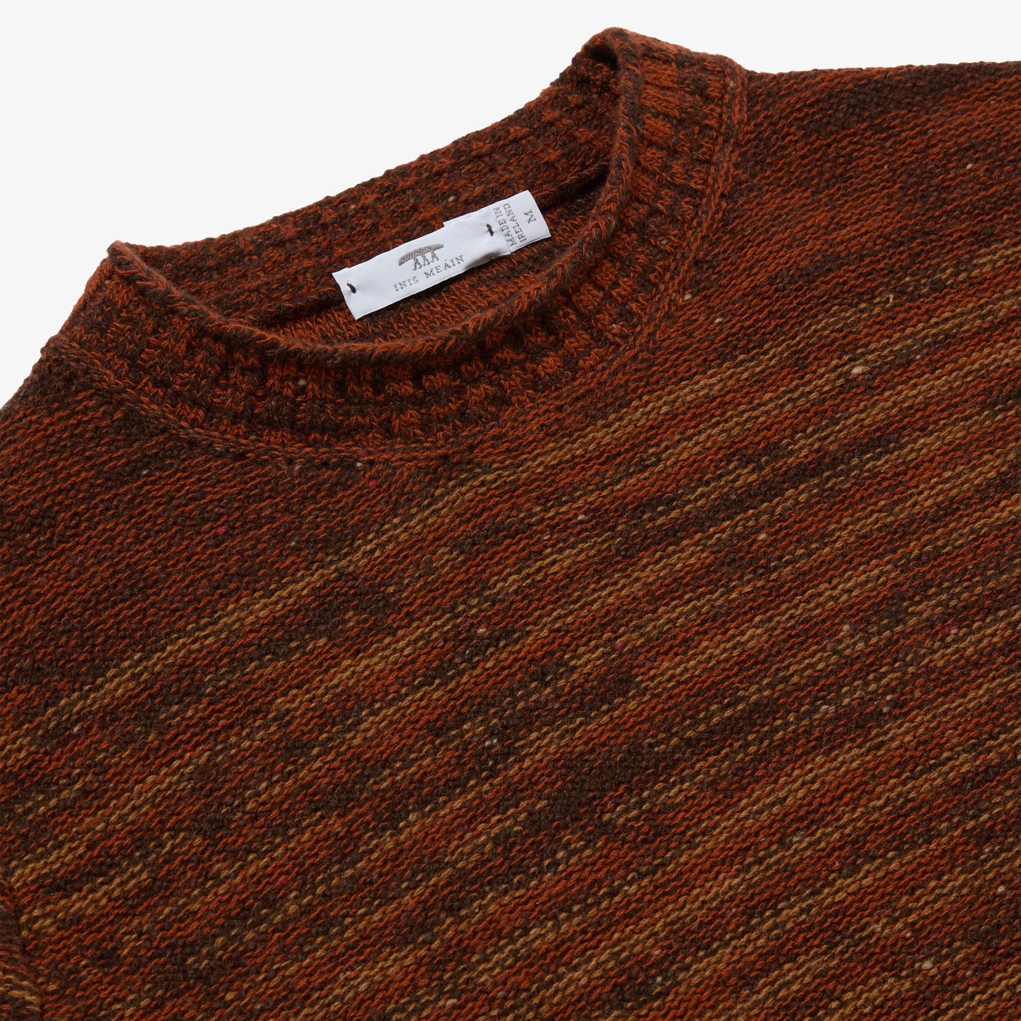 Cashmere Varied Stripe Mock Neck sold by Inis Meain product image thumbnail 4
