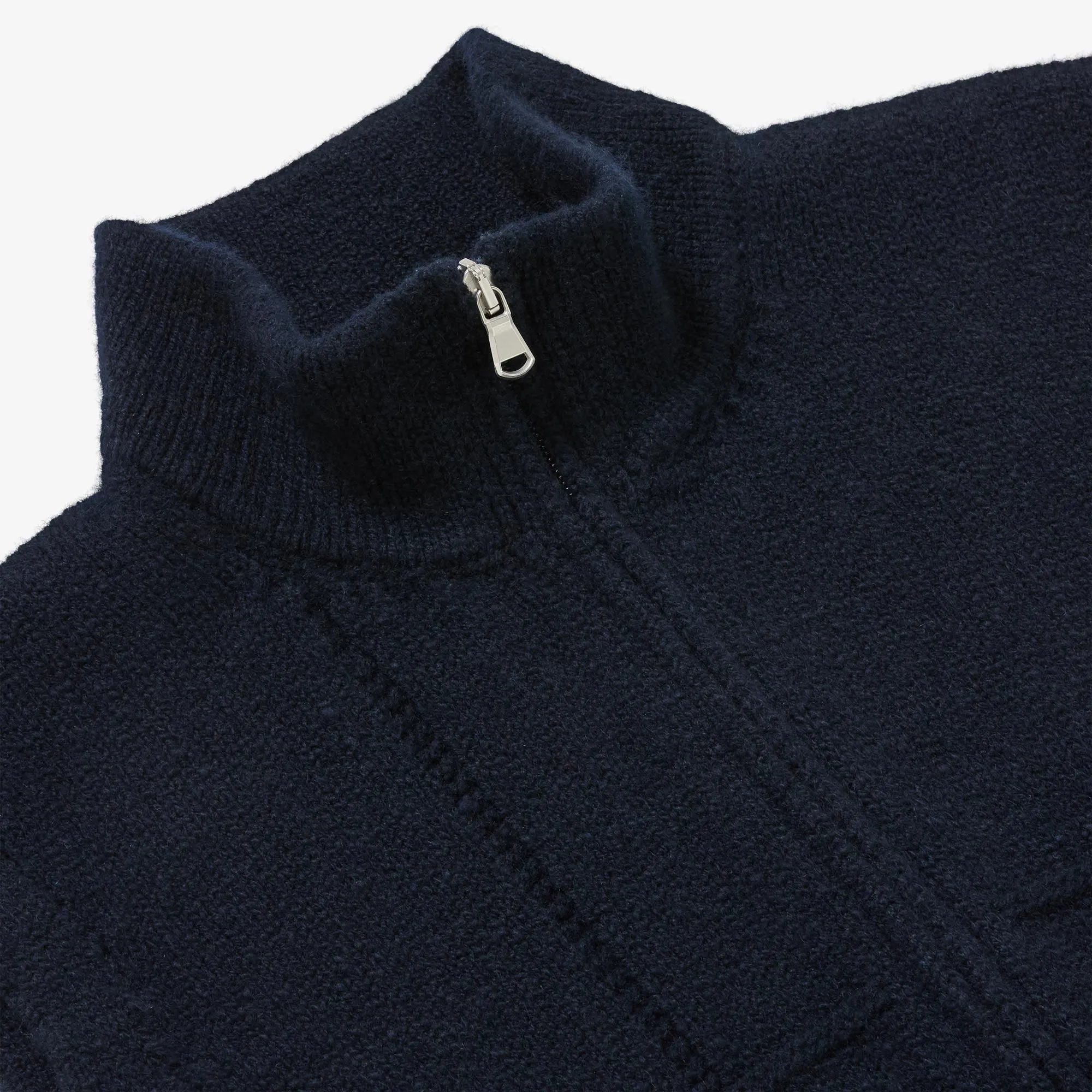 Cashmere Lifeline Zip Gilet sold by Inis Meain product image thumbnail 4