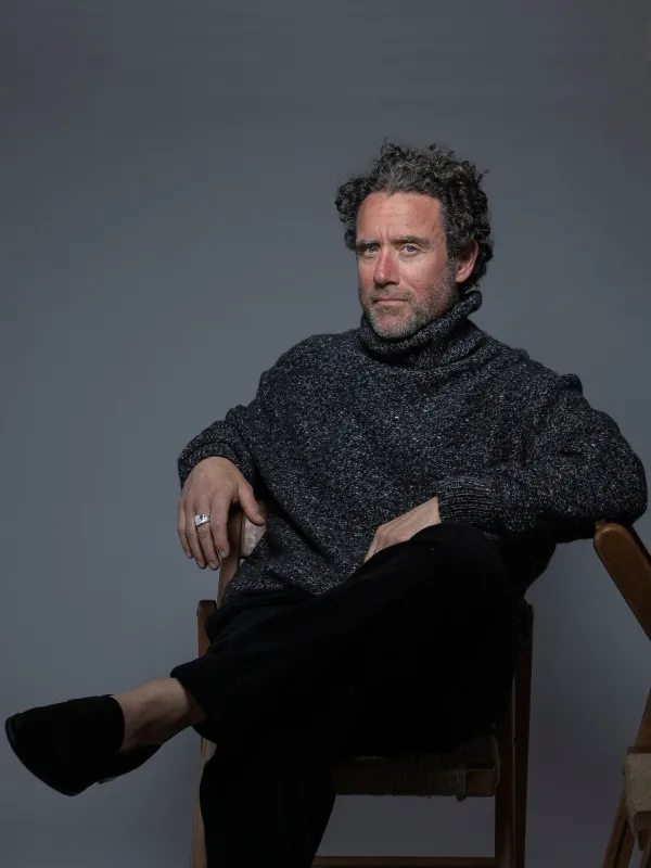 100% Cashmere Roll Neck Sweater sold by Inis Meain