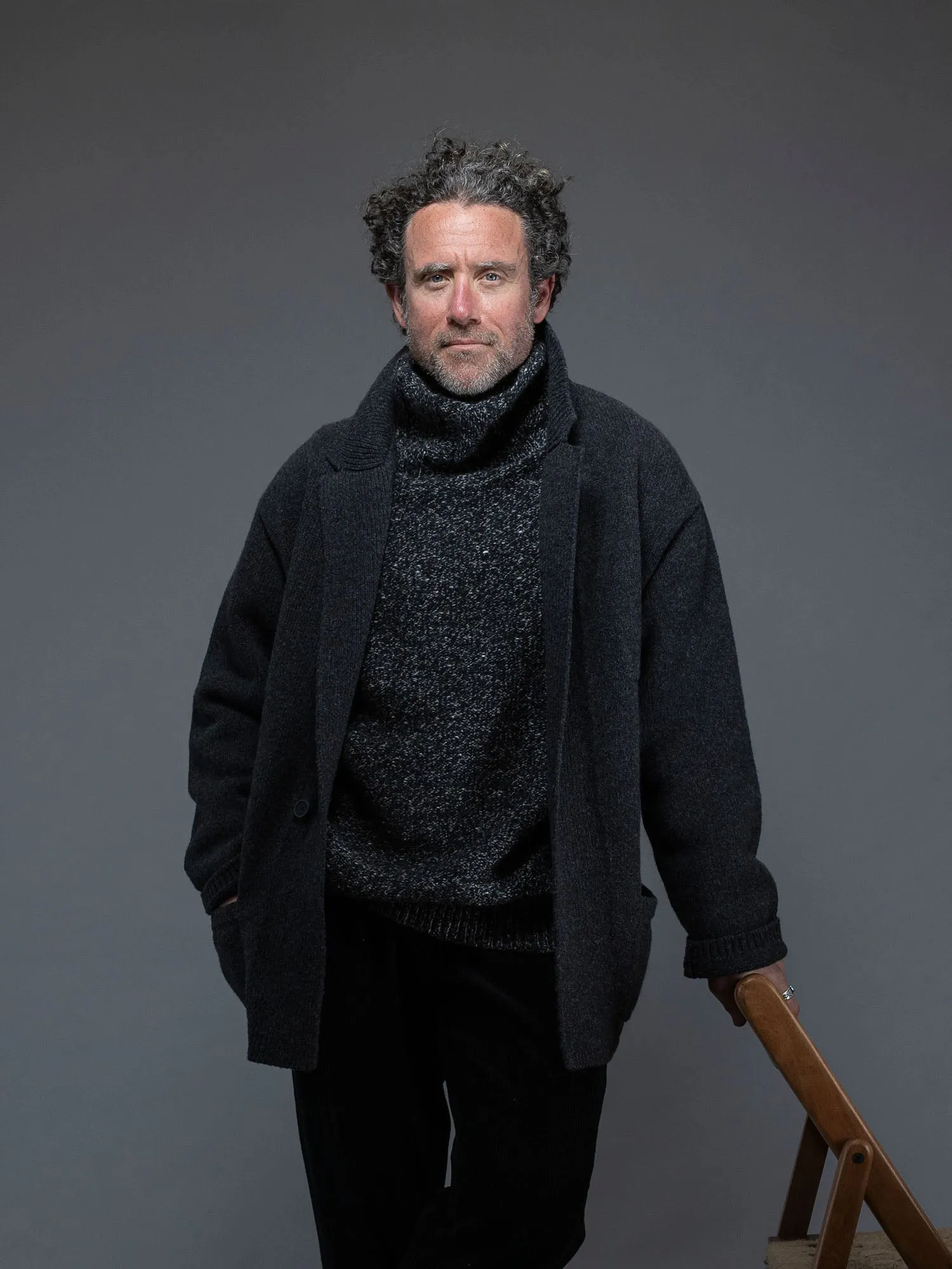 100% Cashmere Roll Neck Sweater sold by Inis Meain product image thumbnail 3