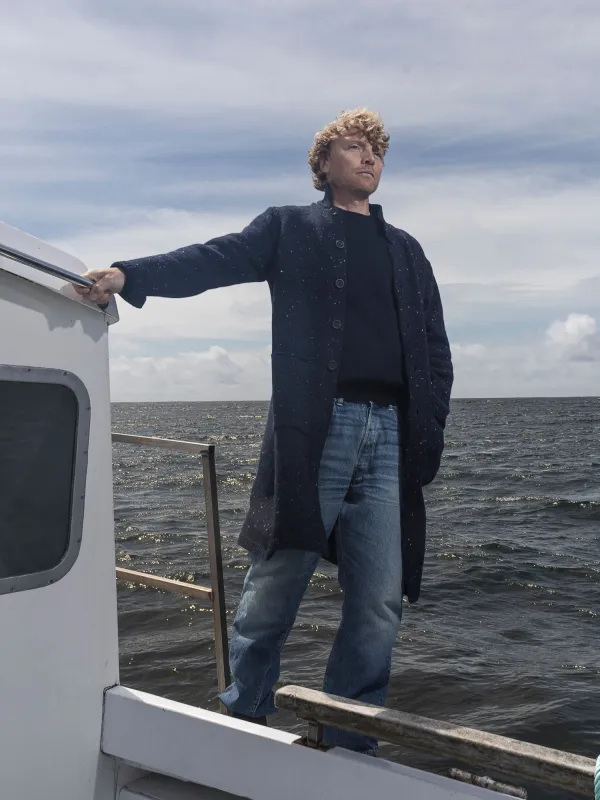 Cashmere Raftery Coat made by Inis Meain