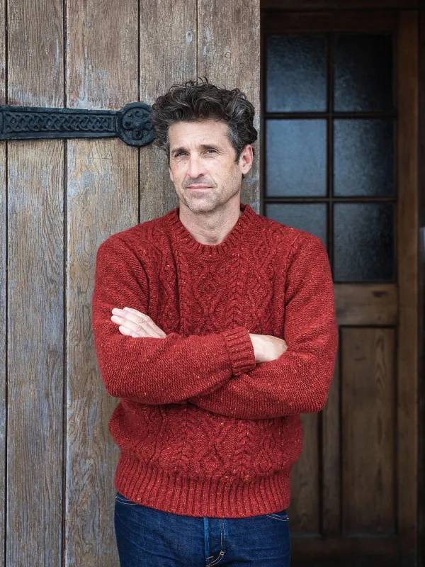 Cashmere Aran Sweater sold by Inis Meain