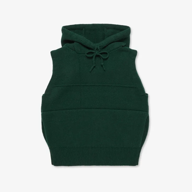 Cashmere Life Vest Hoodie sold by Inis Meain