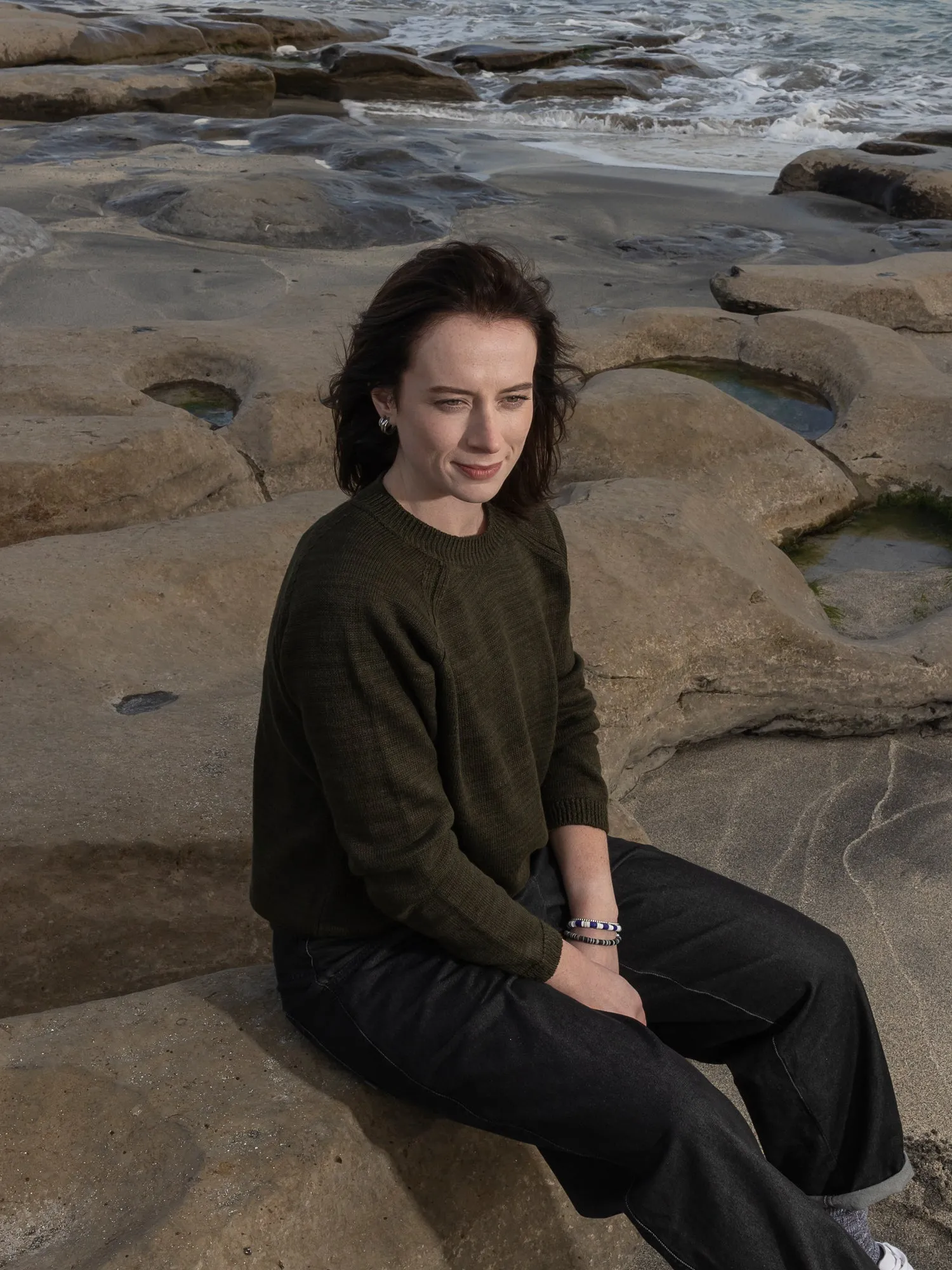 Women's Linen Sweater sold by Inis Meain