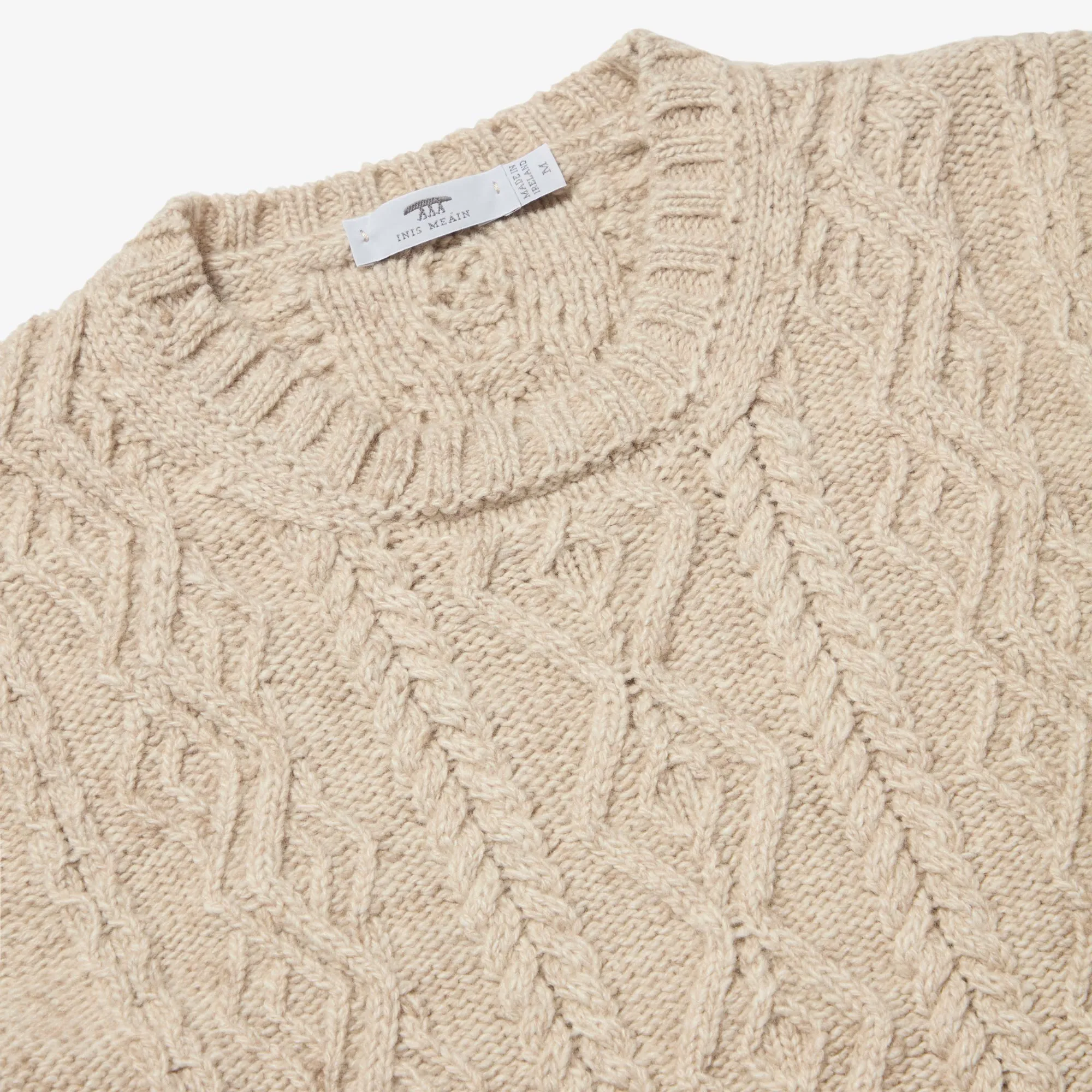100% Cashmere Aran Sweater sold by Inis Meain product image thumbnail 5