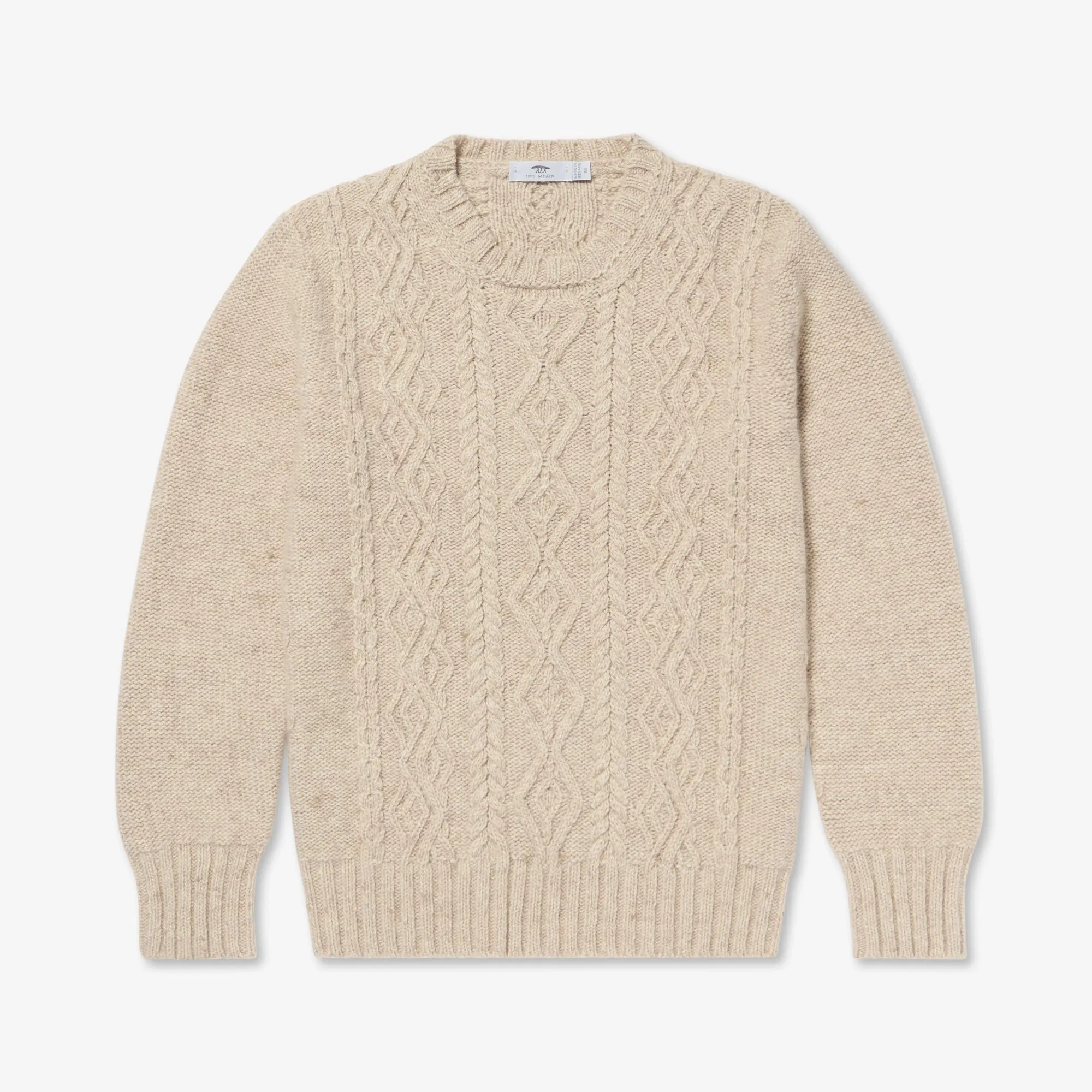 100% Cashmere Aran Sweater sold by Inis Meain