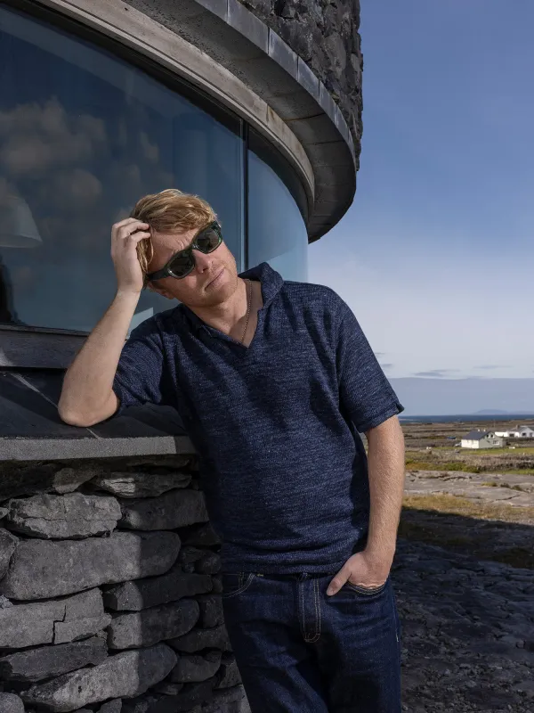 Buttonless Polo sold by Inis Meain