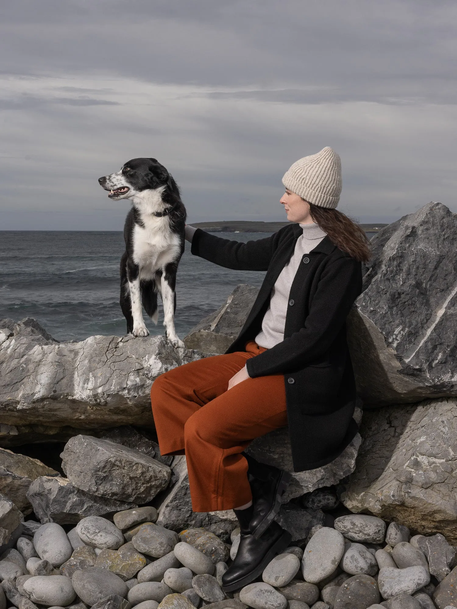 Women's Cashmere Raftery Coat sold by Inis Meain product image thumbnail 2