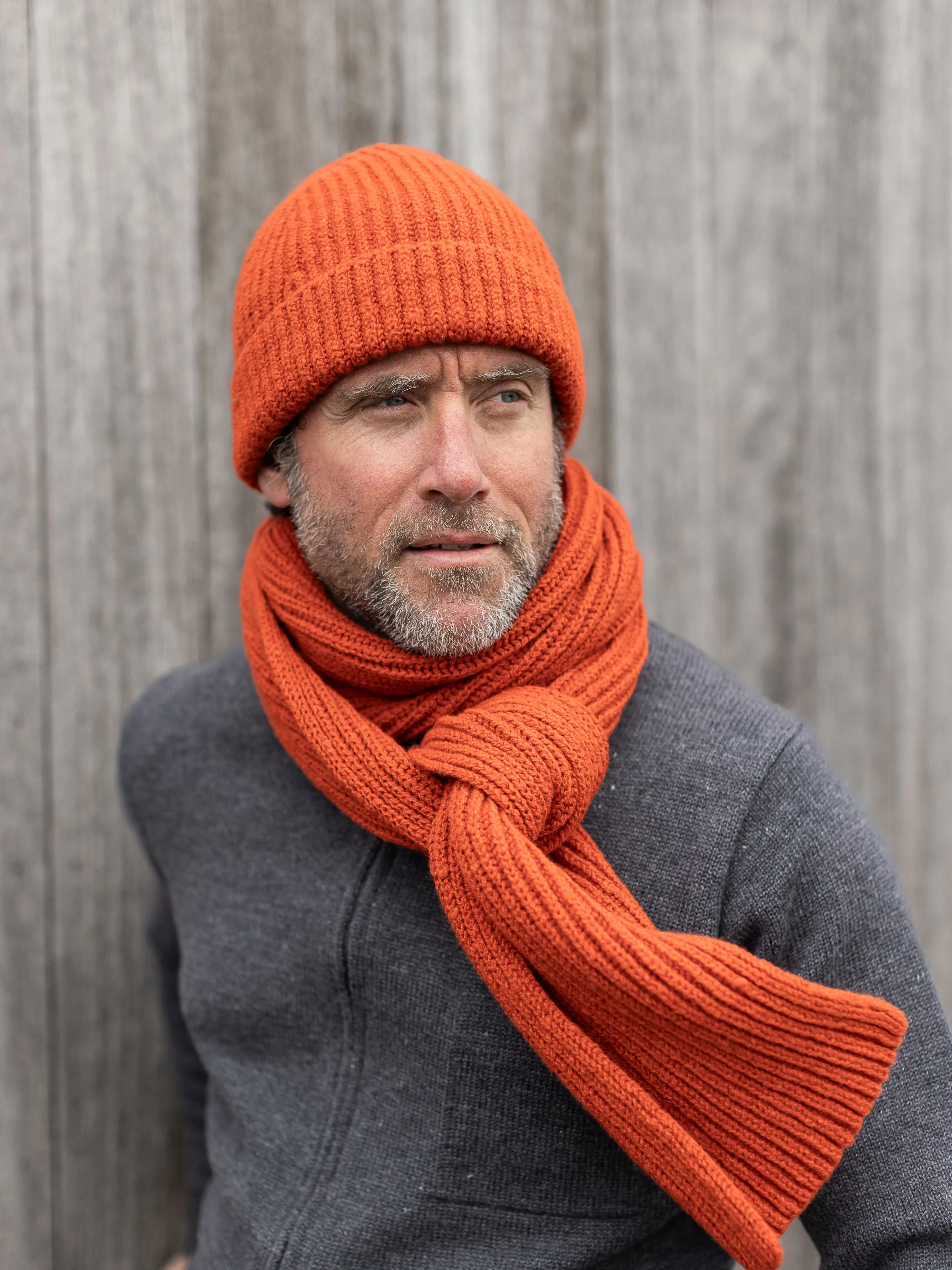 Cashmere Rib Hat & Scarf Set sold by Inis Meain product image thumbnail 5