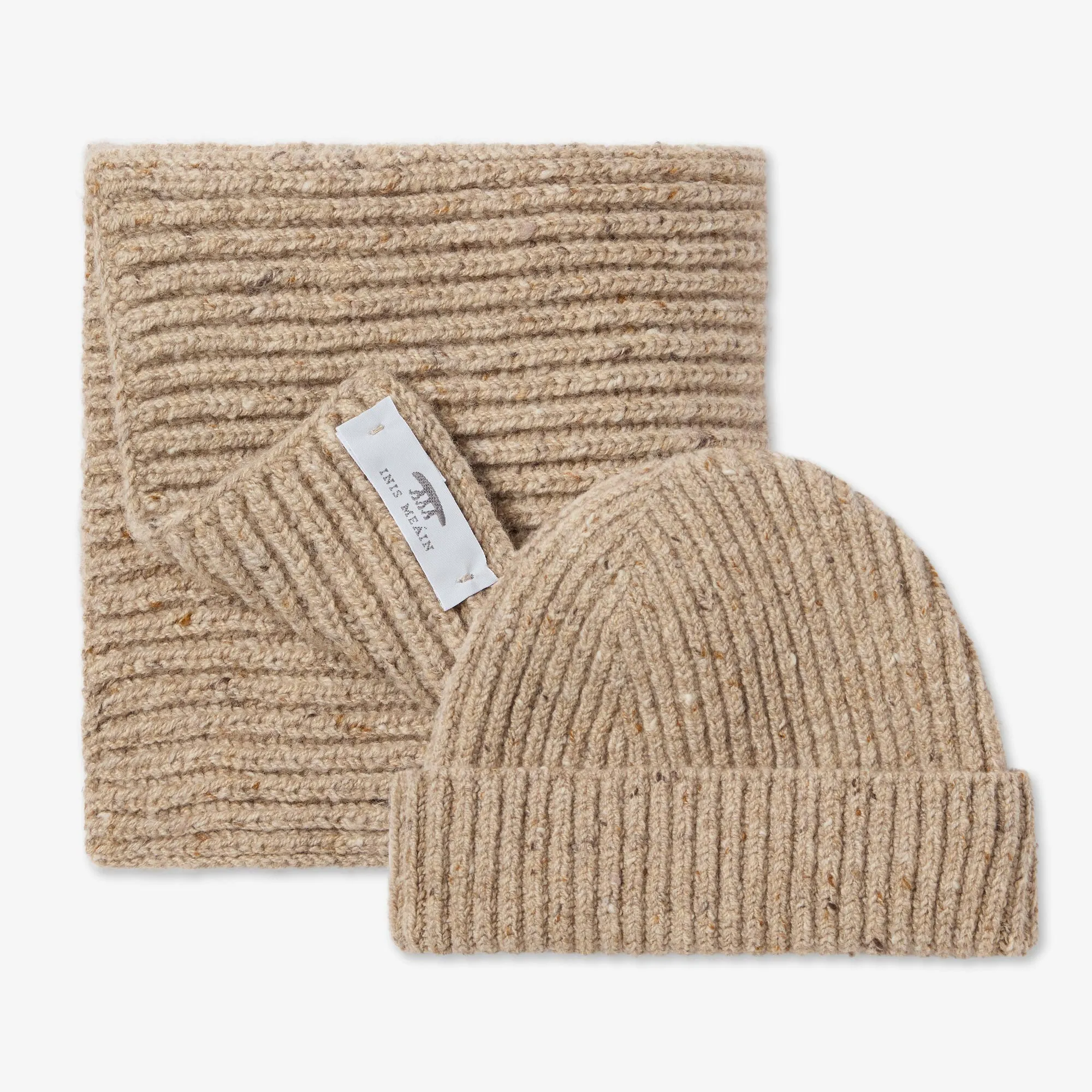 Cashmere Rib Hat & Scarf Set sold by Inis Meain product image thumbnail 3